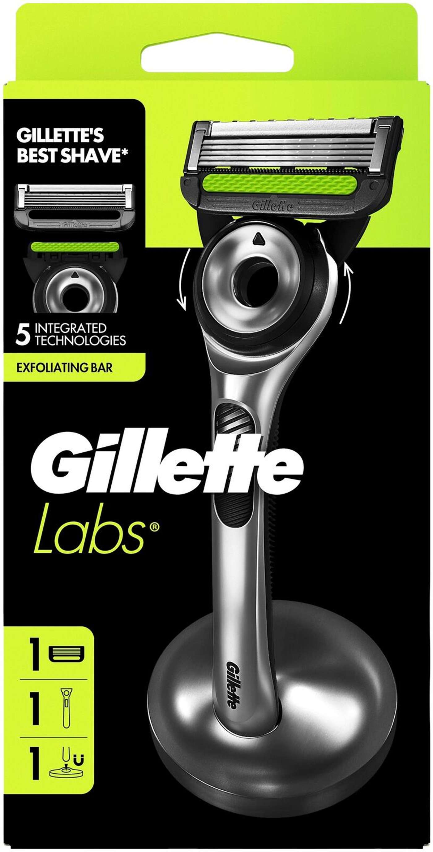 Gillette Labs с бритвой Exfoliating Bar