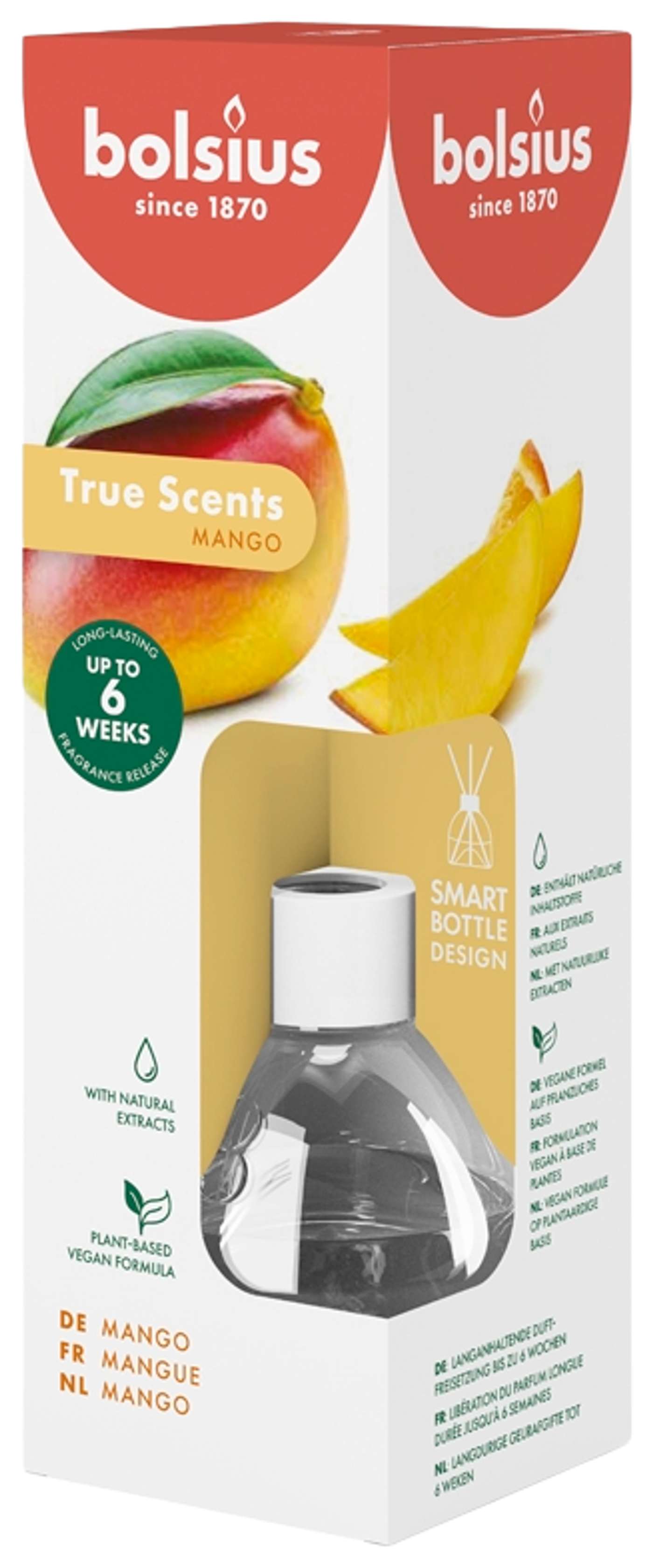 Bolsius True Scents - аромат для комнаты - Манго - 60 мл (цвет Желтый)