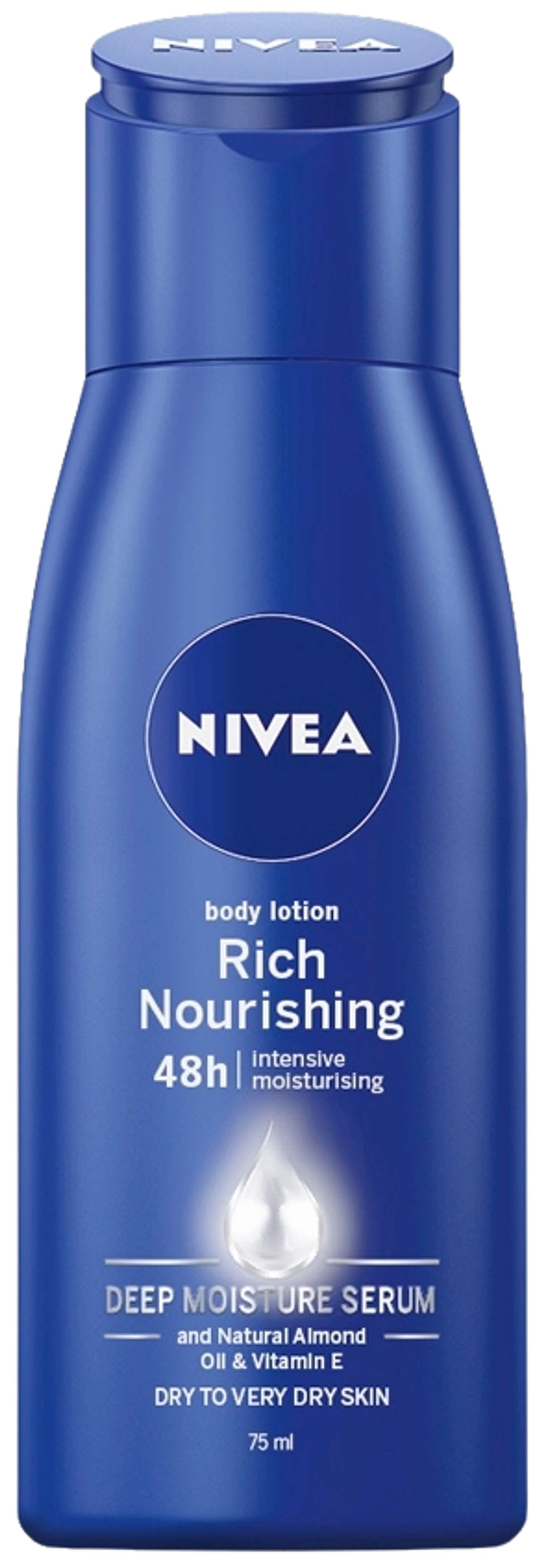NIVEA 75 мл Крем для тела «Насыщенное питательное молочко для тела»