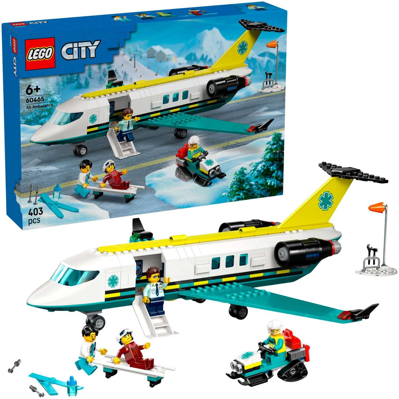 LEGO® City Big Vehicles (60465) Самолет скорой помощи спасательной службы