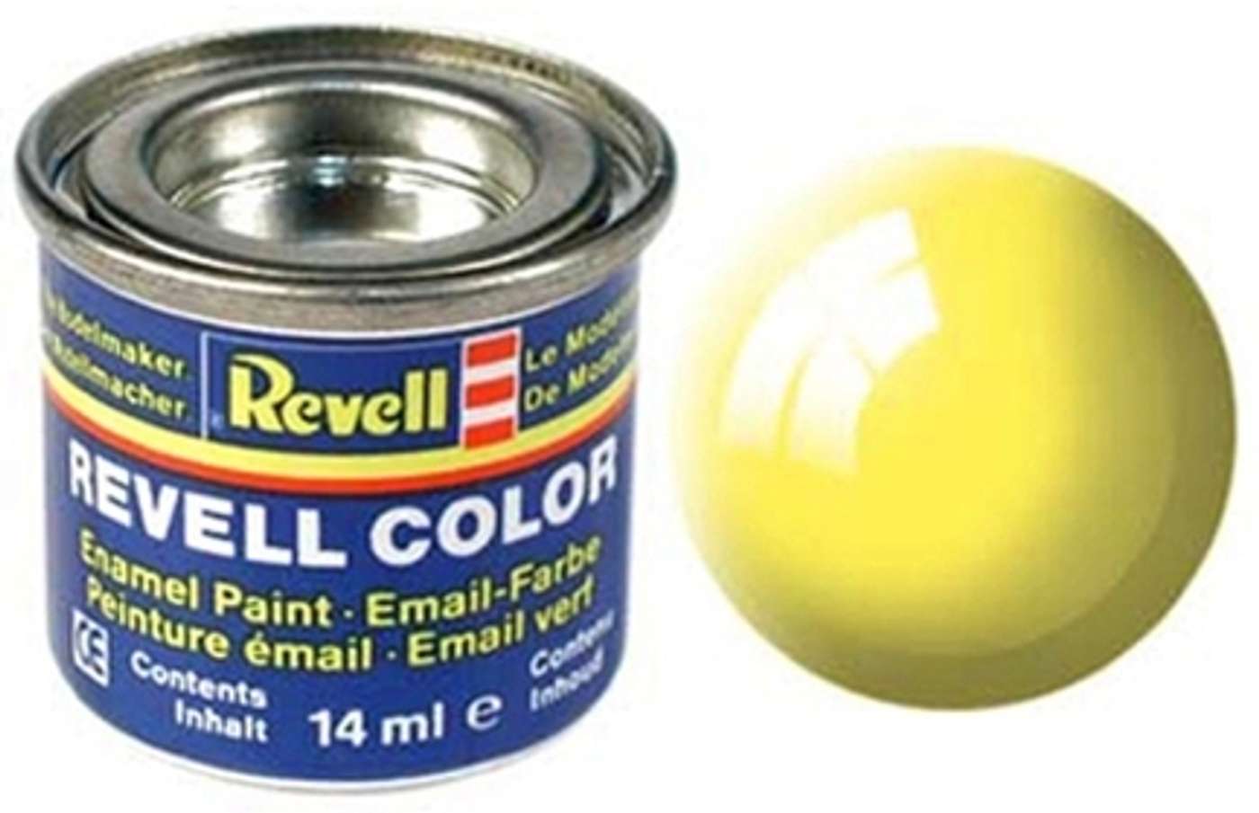 Краска Revell 14мл 12 желтая прозрачная (цвет желтый)