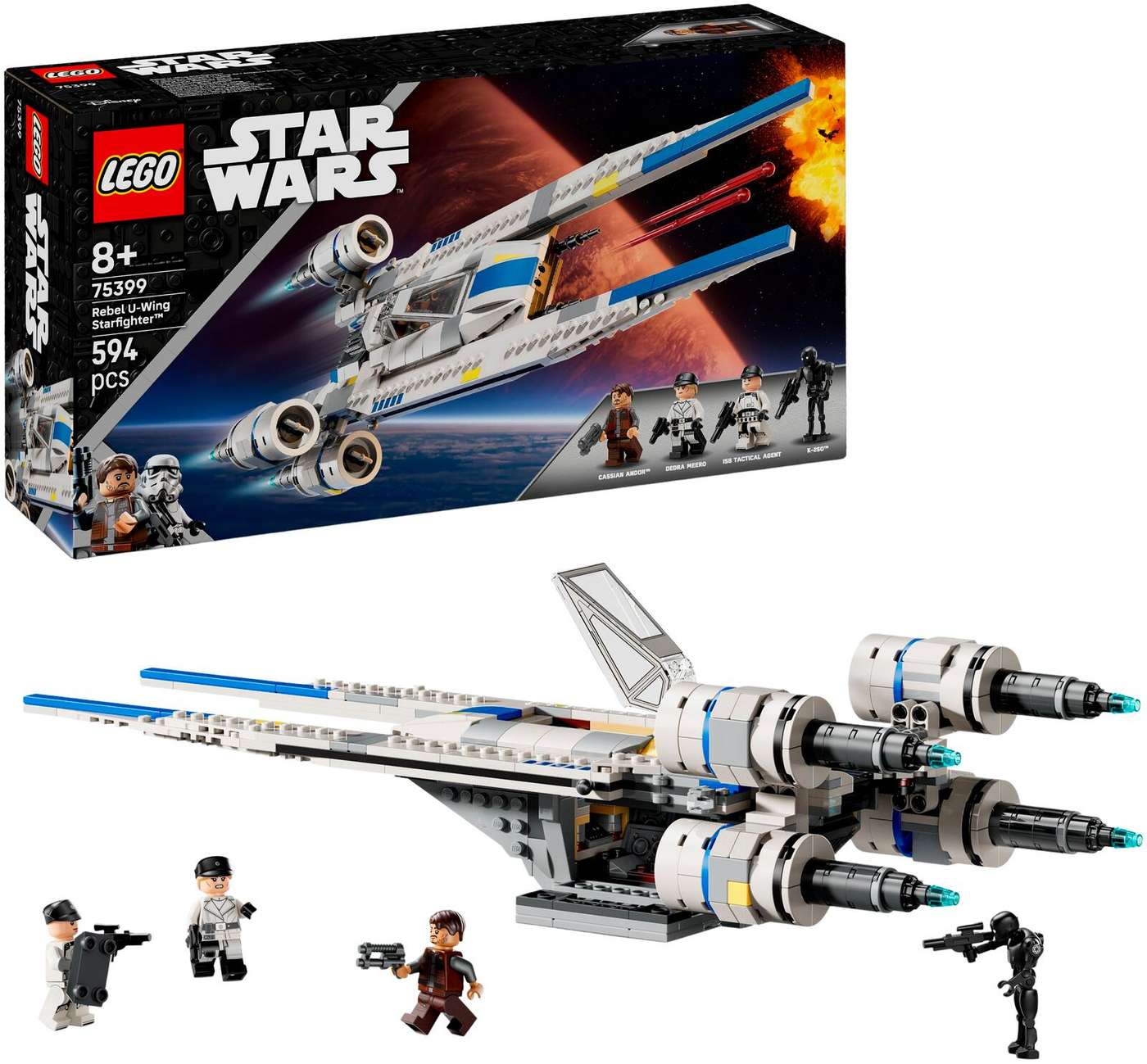 LEGO® Star Wars 75399 Звездный истребитель Andor Rebel U-Wing