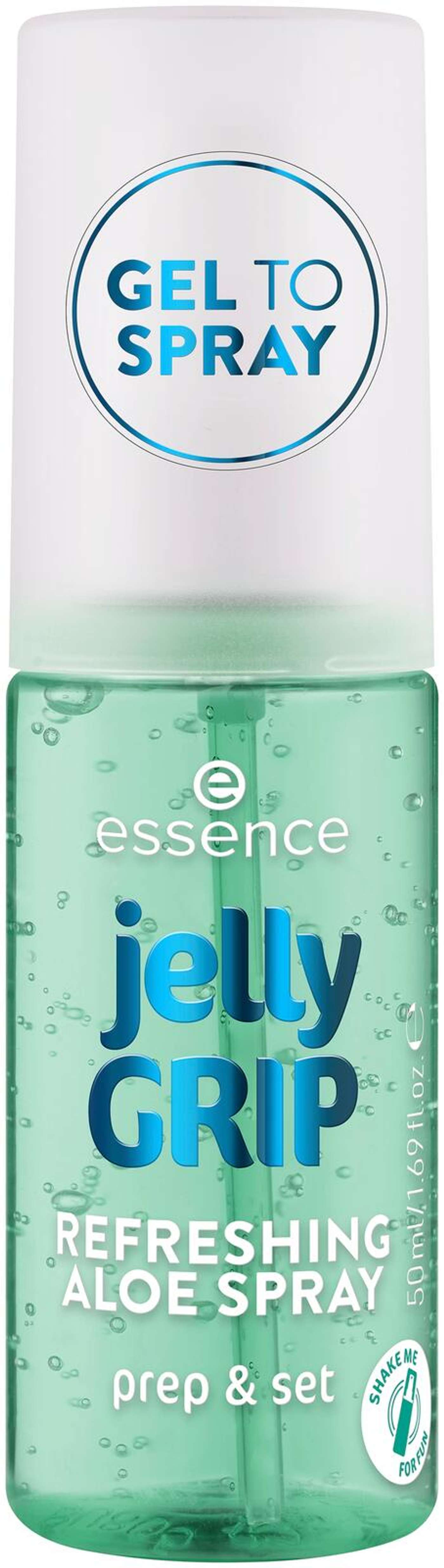 Essence Jelly GRIP ОСВЕЖАЮЩИЙ СПРЕЙ АЛОЭ 50 мл