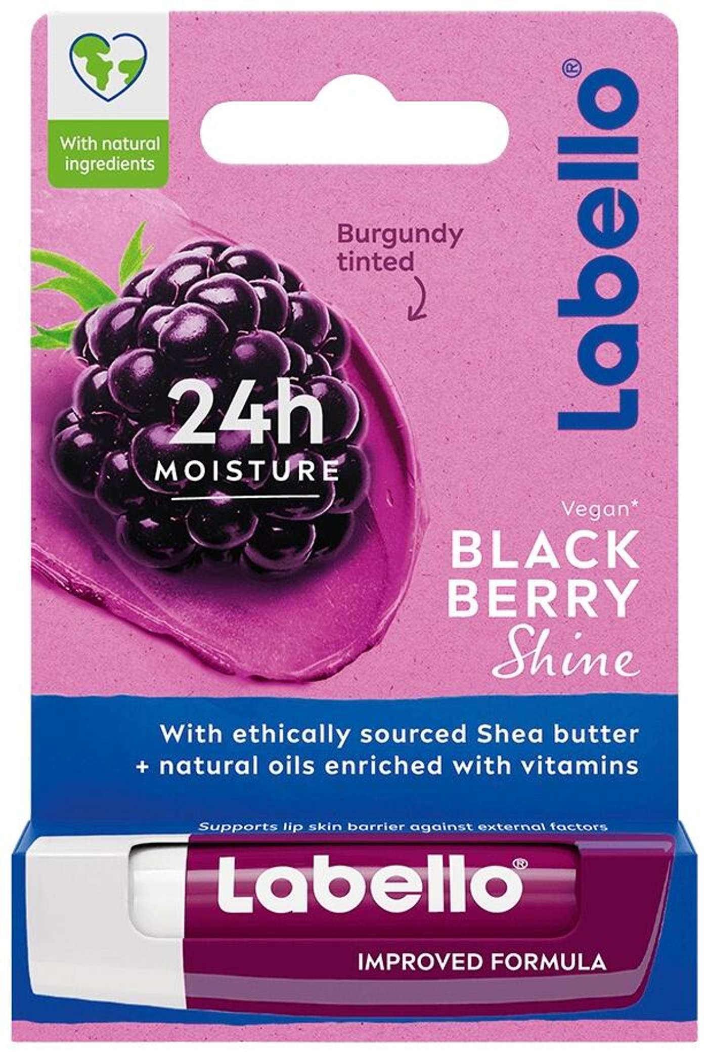 Labello 4, 8 г Крем для губ Blackberry Shine