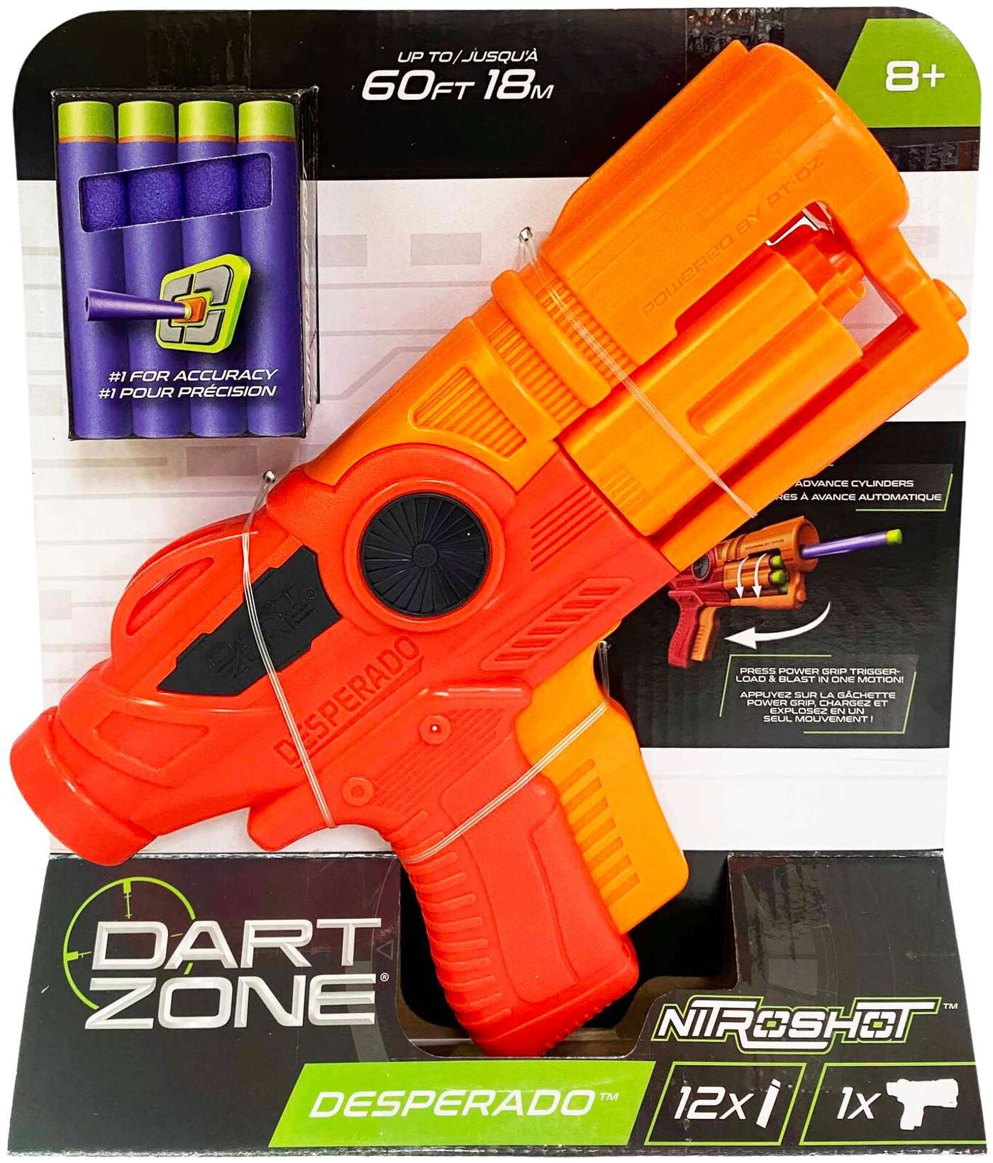 Пенный пистолет Dart Zone Desperado