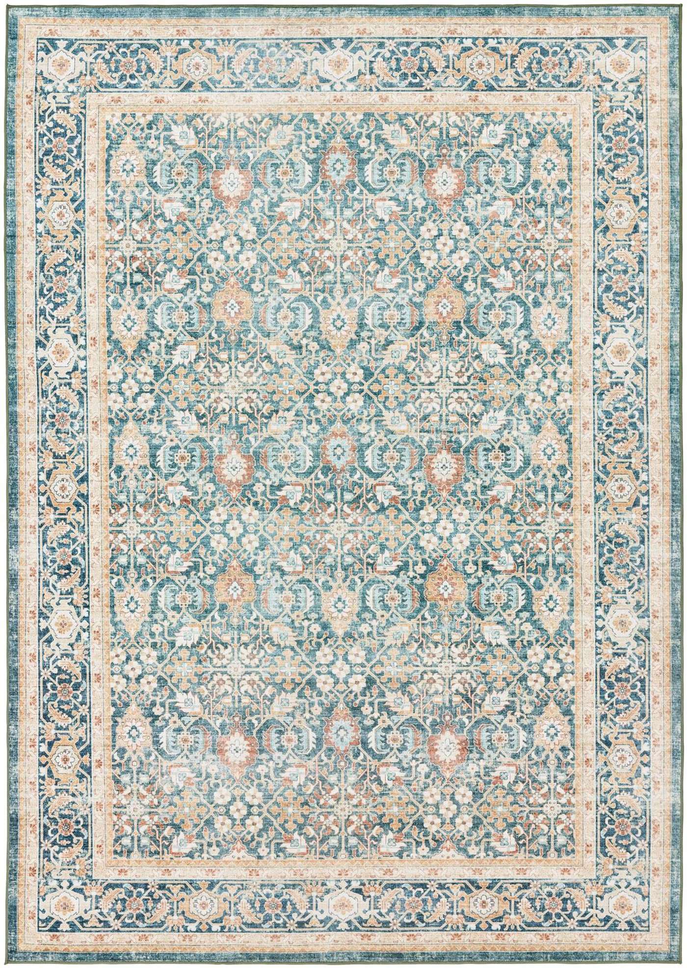 Ковер Vallila Jalokivi 140x200 см бирюзовый (цвет бирюзовый)