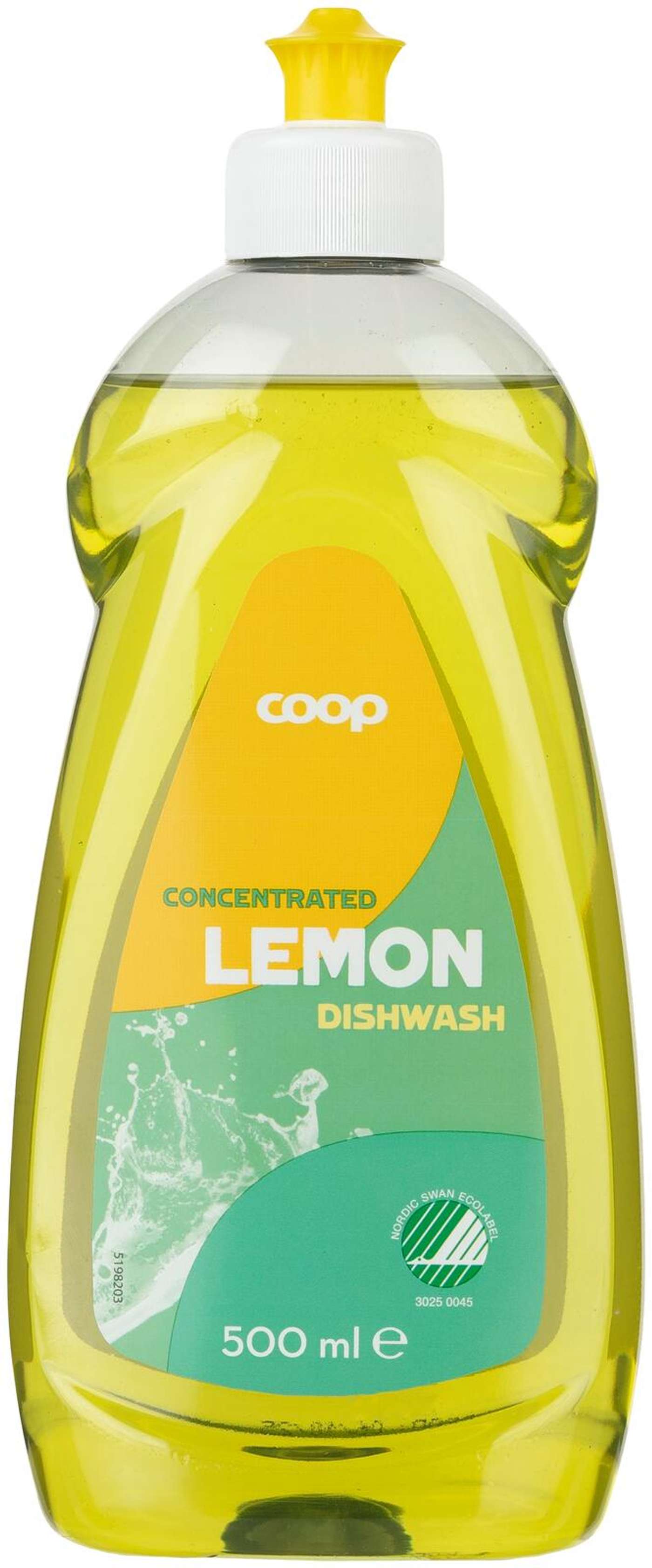 Средство для мытья посуды Coop Lemon 500 мл