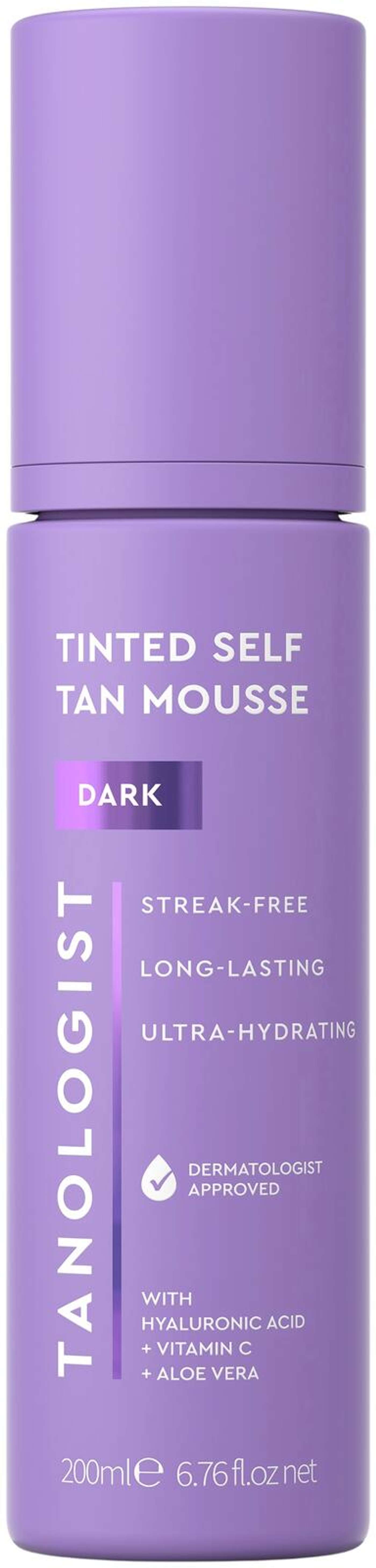 Tanological Tinted Self Tan Mousse - Темная пенка-автозагар 200мл