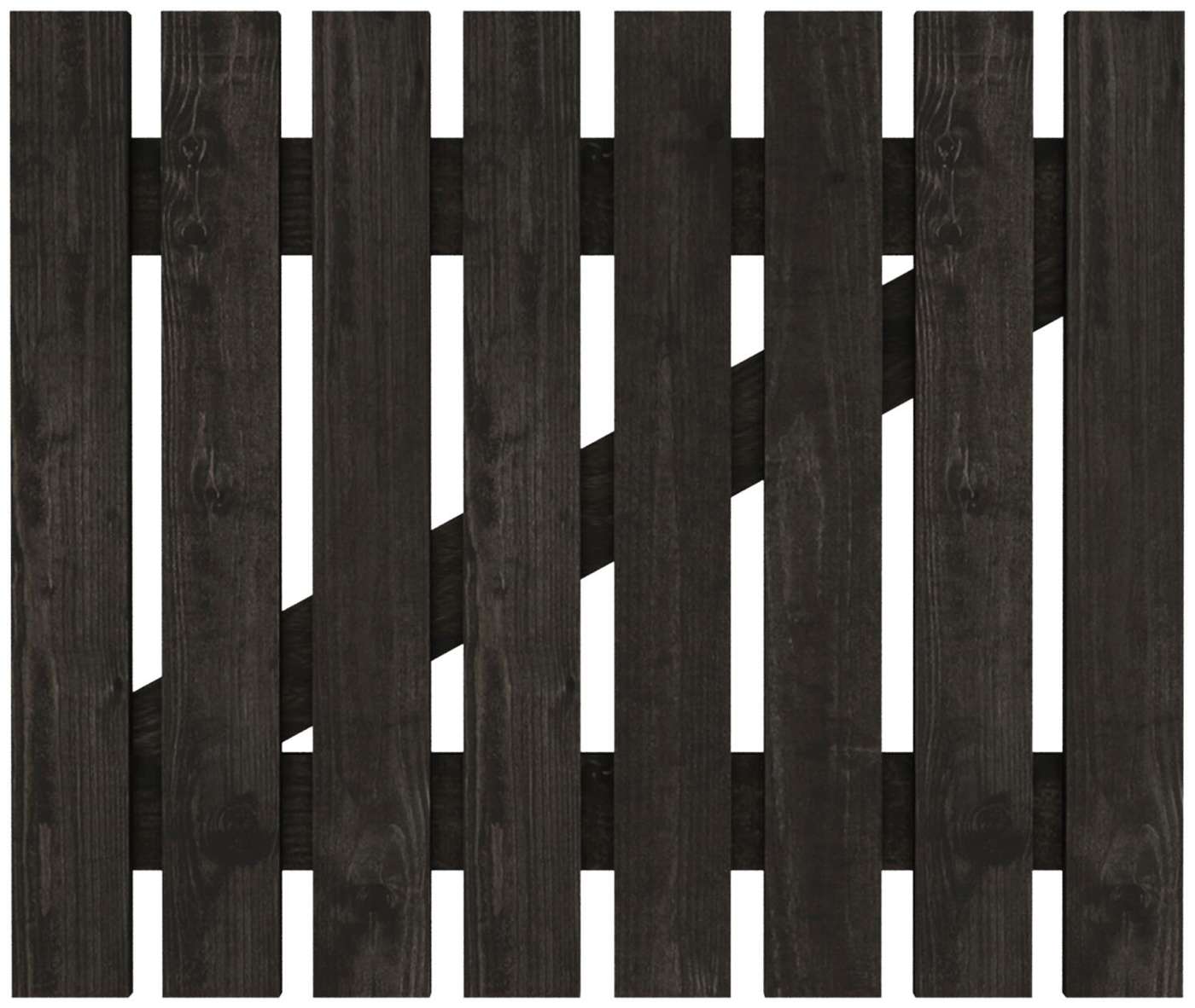 Ворота, вертикальная обшивка, графитовый серый, 95x80x3, 3см (цвет ГРАФИТОВЫЙ СЕРЫЙ)