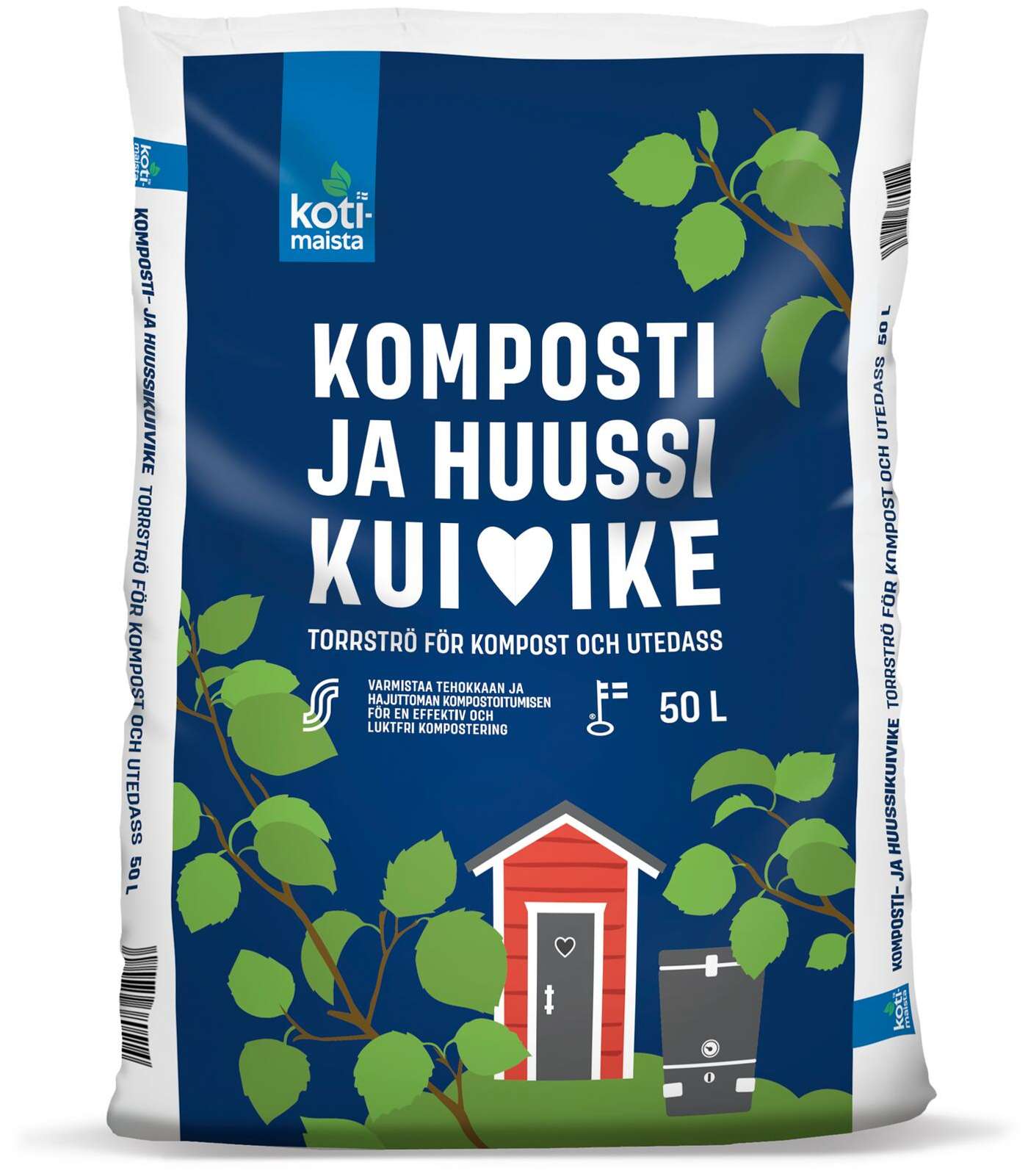Бытовой компост и Huusskuivike 50 л