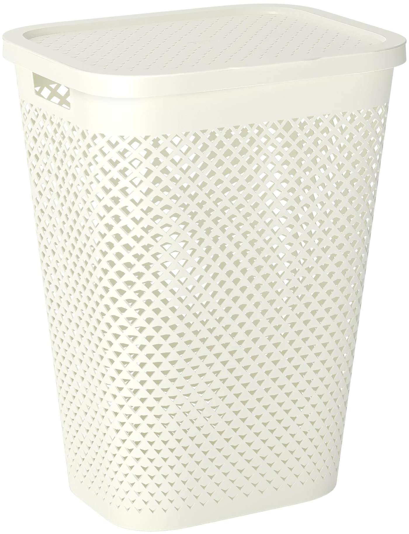 Корзина для белья Curver Pure 55л белая (цвет Оазис Белый)