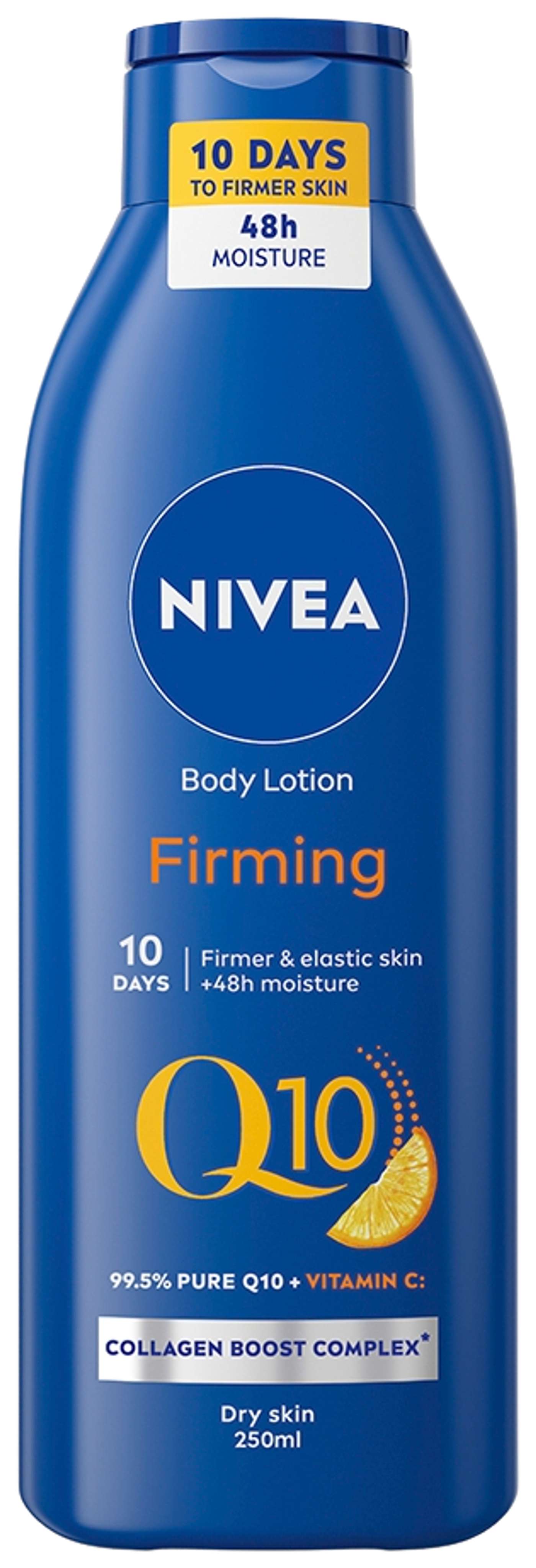 NIVEA 250 мл Q10 + Укрепляющее молочко для тела с витамином С