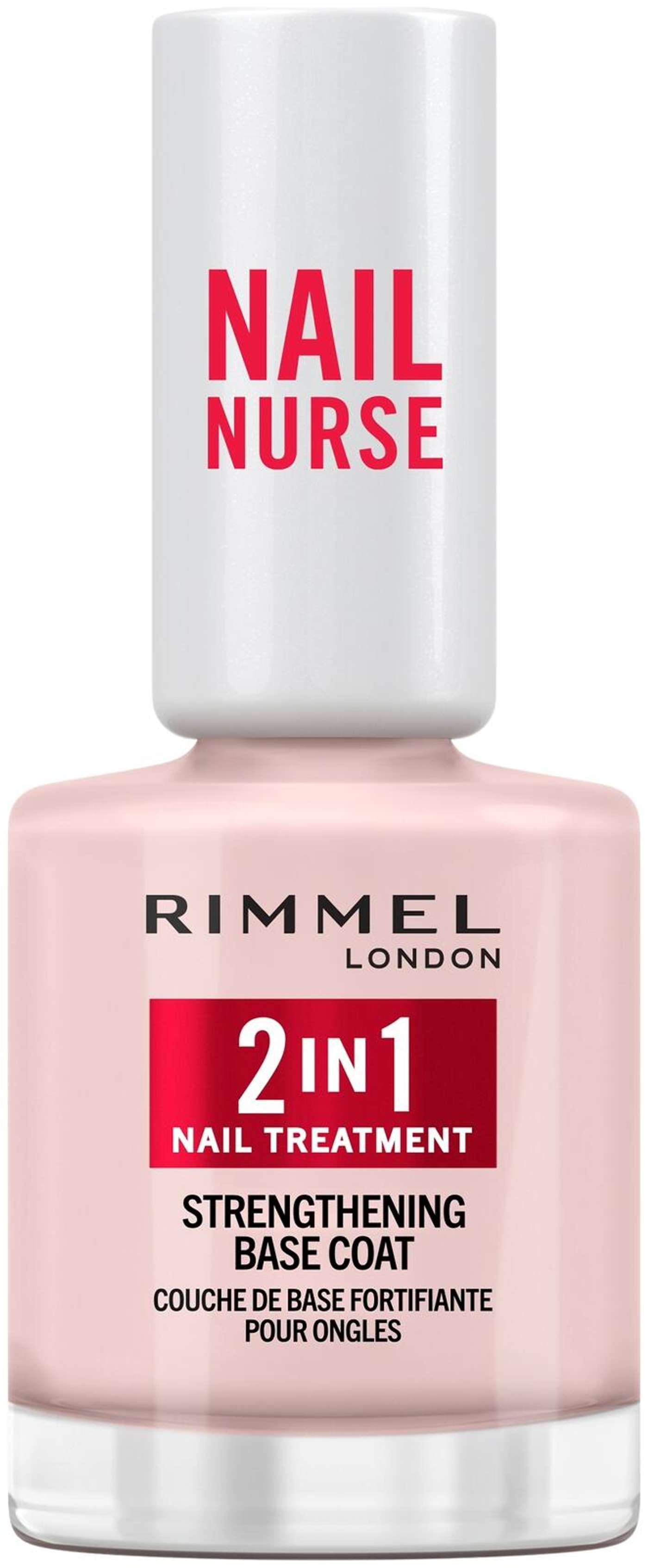 Базовое покрытие и укрепитель для ногтей Rimmel Nail Nurse 2 в 1, 12 мл