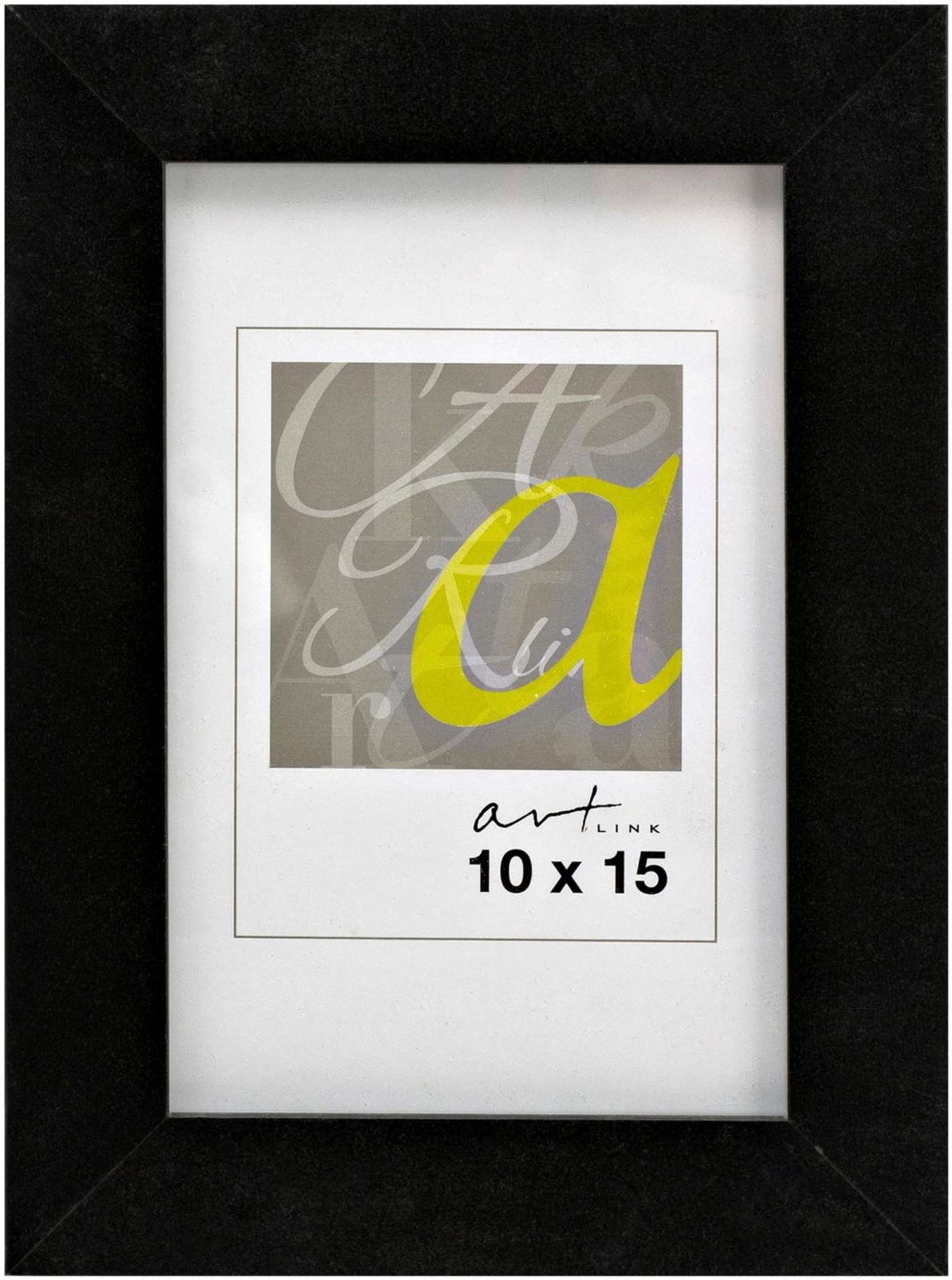 Рамка Art Link Trendline 10 x 15 см черная (цвет черный)