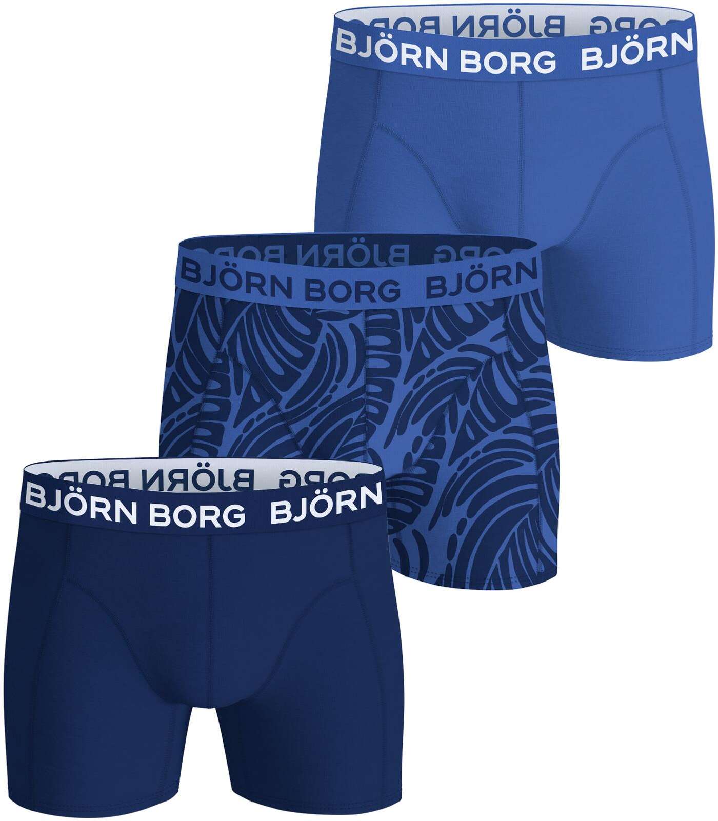 Комплект из трех мужских хлопковых боксеров Björn Borg 10005525 (размер С, цвет Мультипак 2)