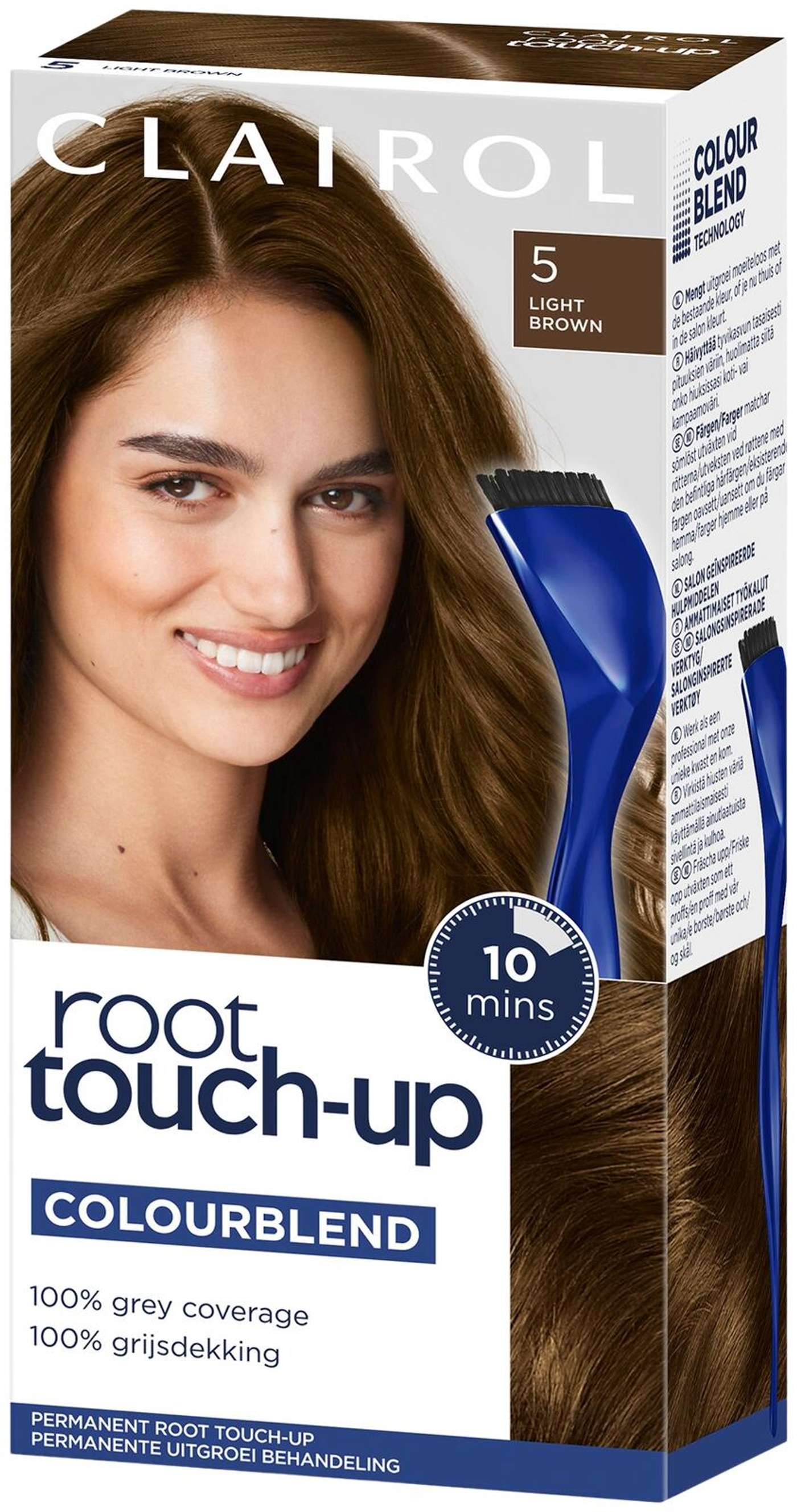 Clairol Root Touch-up Базовый цвет 5 коричневый