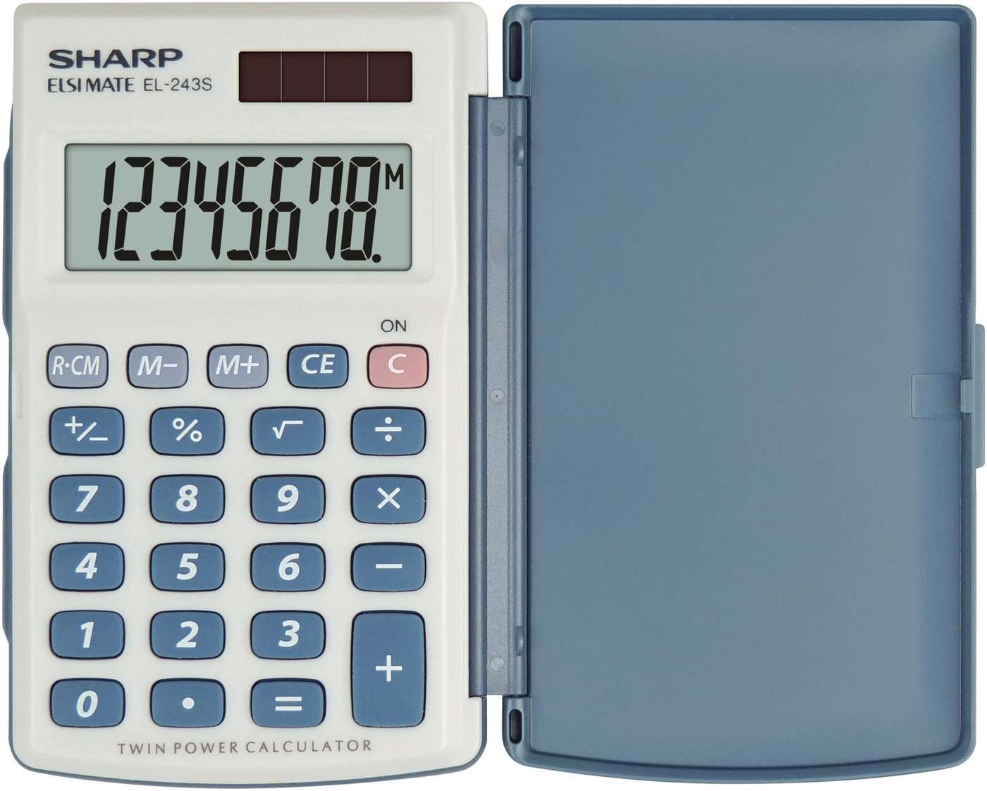 Карманный калькулятор Sharp EL-243S (цвет Белый)