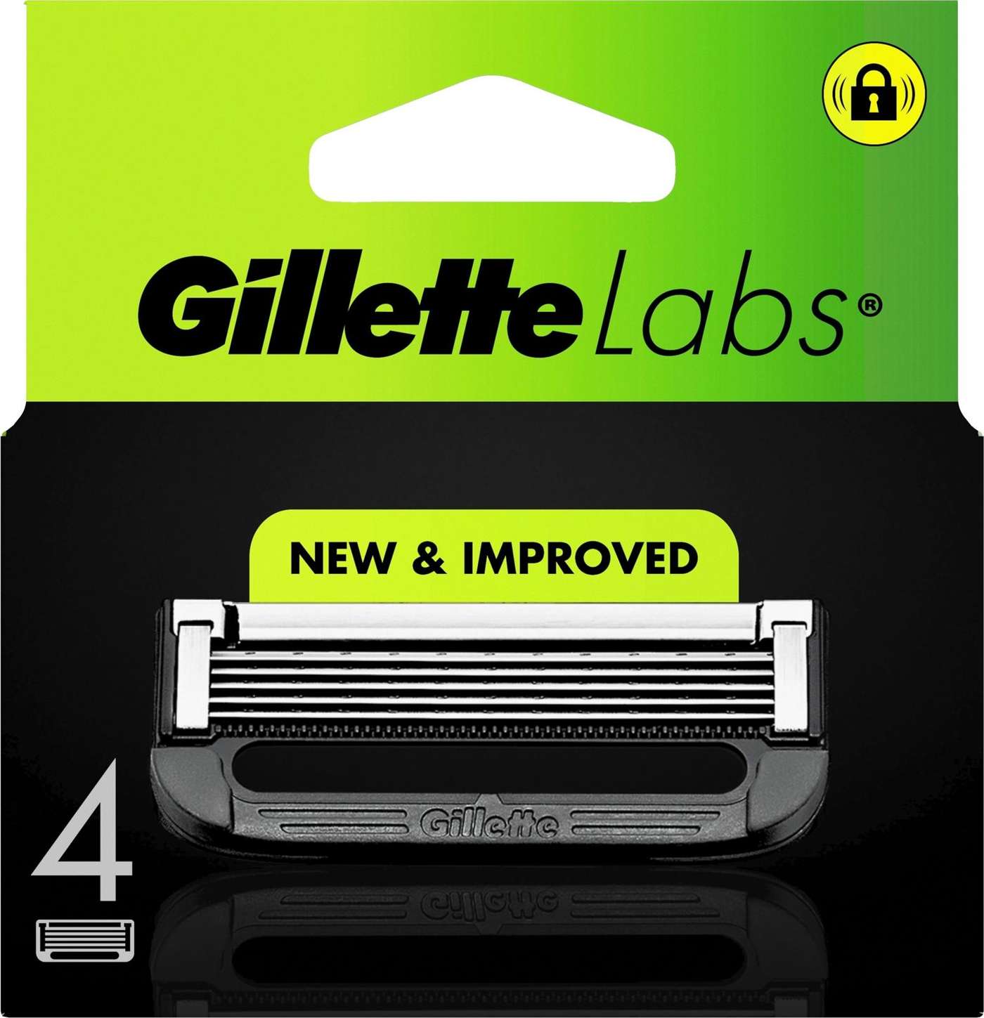 Лезвия Gillette Labs, 4 шт.