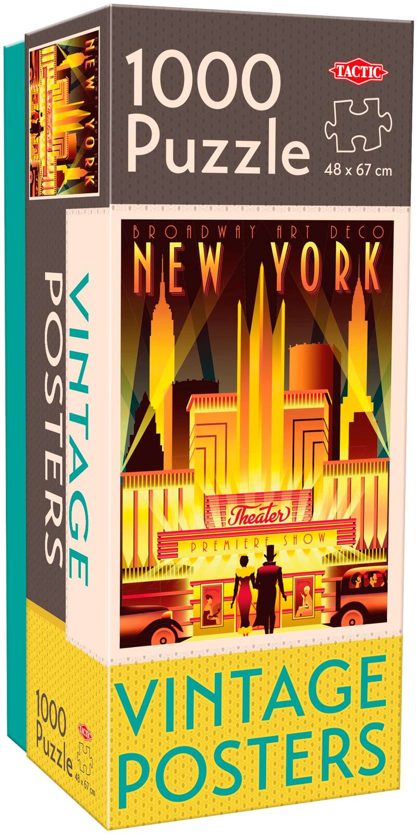 Тактический пазл Vintage Posters New York 1000 деталей