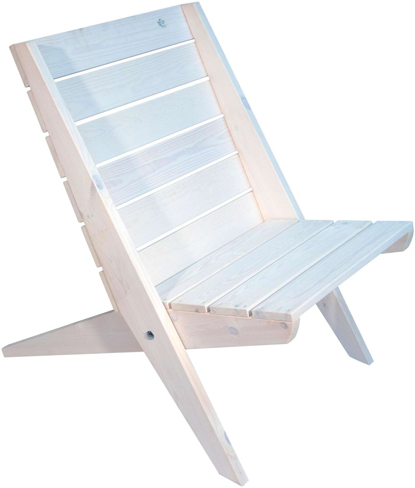 EcoFurn® Стул Granny сосна белая промасленная (цвет белый смазанный маслом)