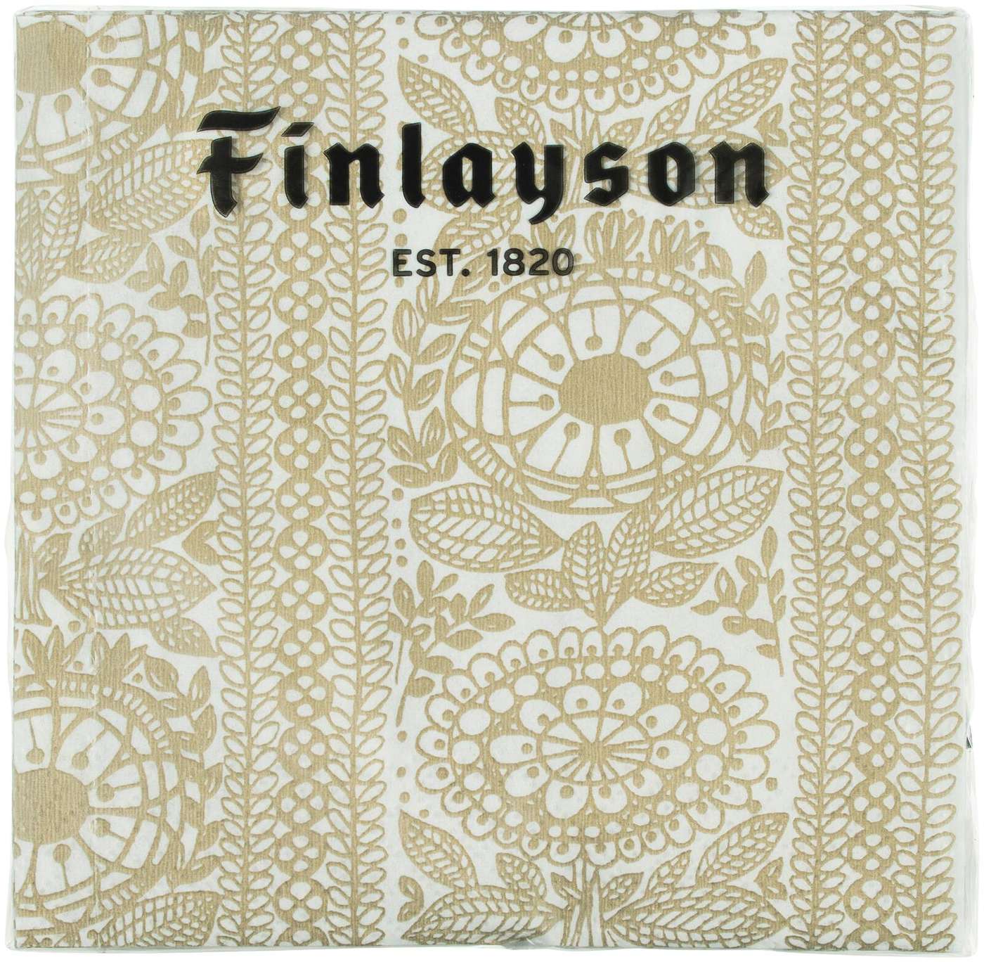 Салфетка Finlayson Taimi белое золото 20шт / 33см