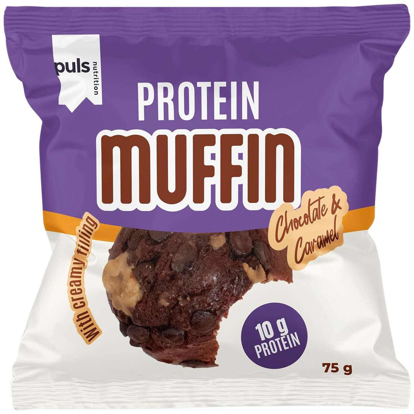 PULS Протеиновые маффины с шоколадом и карамелью 75г