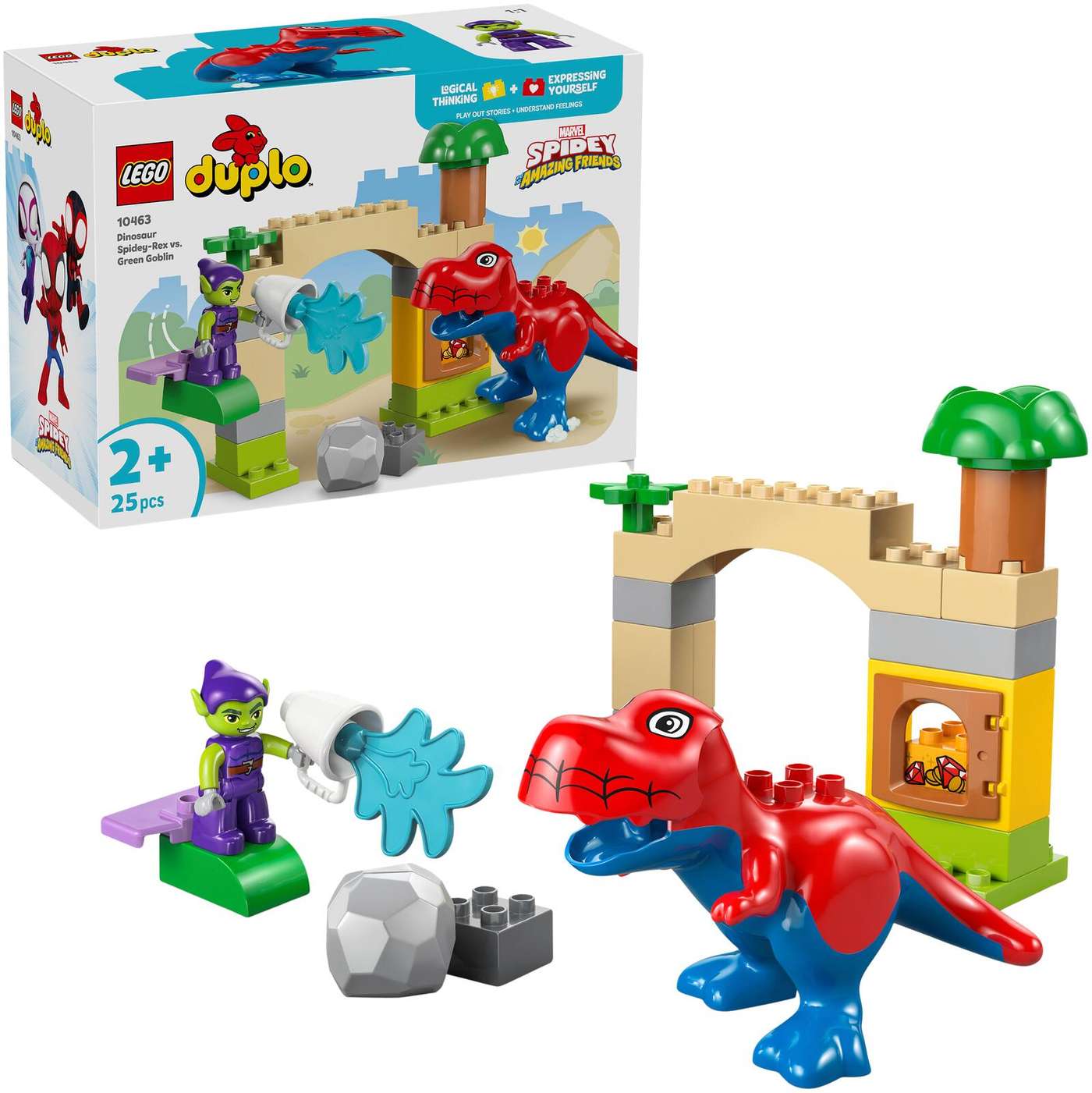 LEGO® DUPLO Disney TM 10463 Динозавр Спайди-Рекс против Зелёного Гоблина