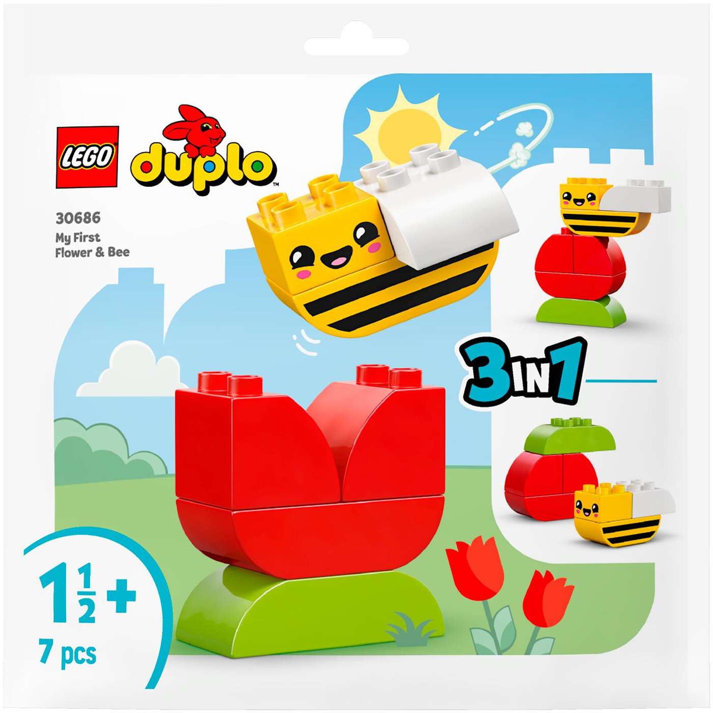 LEGO® Recruitment Bags (30686) Мой первый цветок и пчела