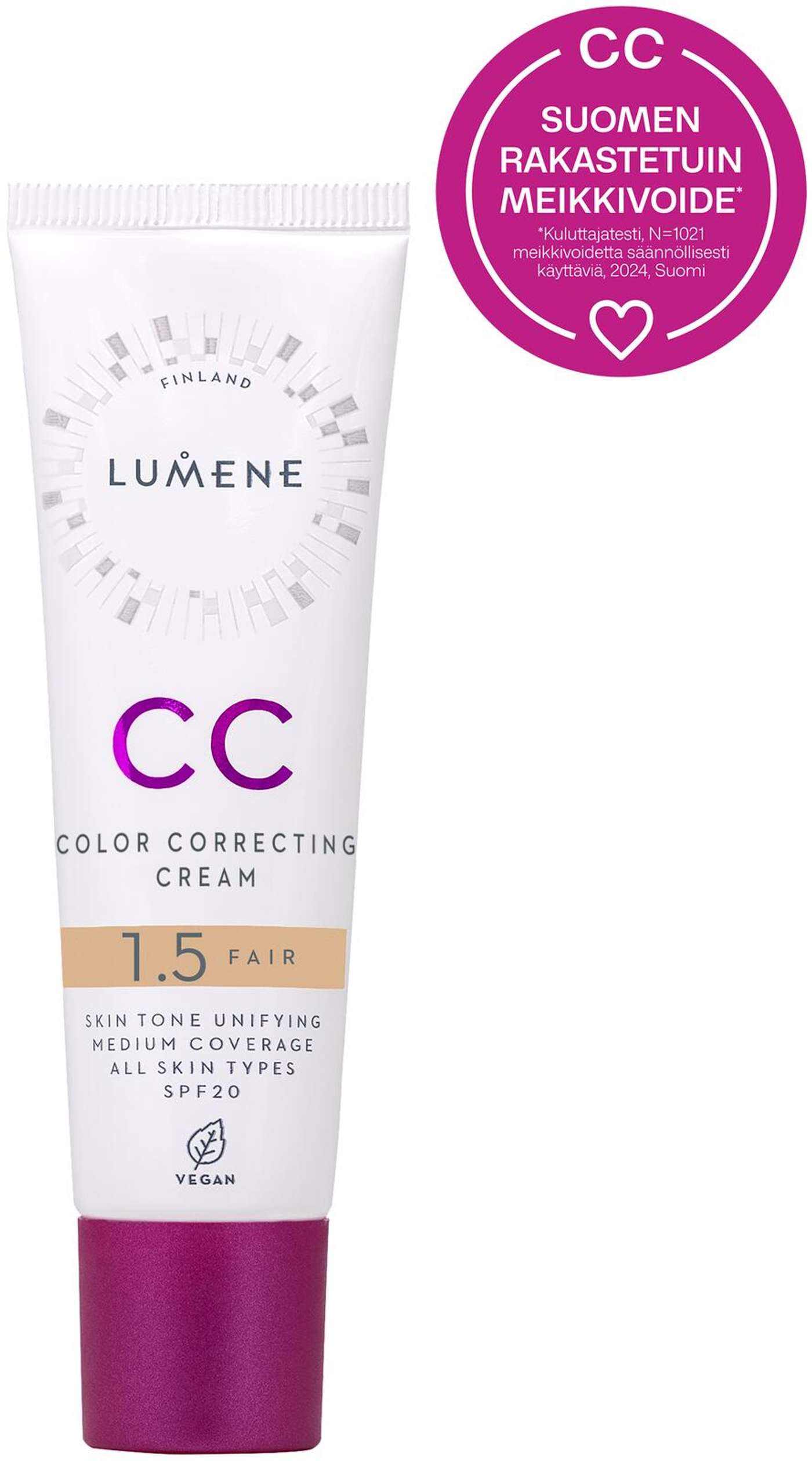 Корректирующая тональная основа Lumene CC SK20 1. 5 Fair 30 мл (цвет Справедливый)