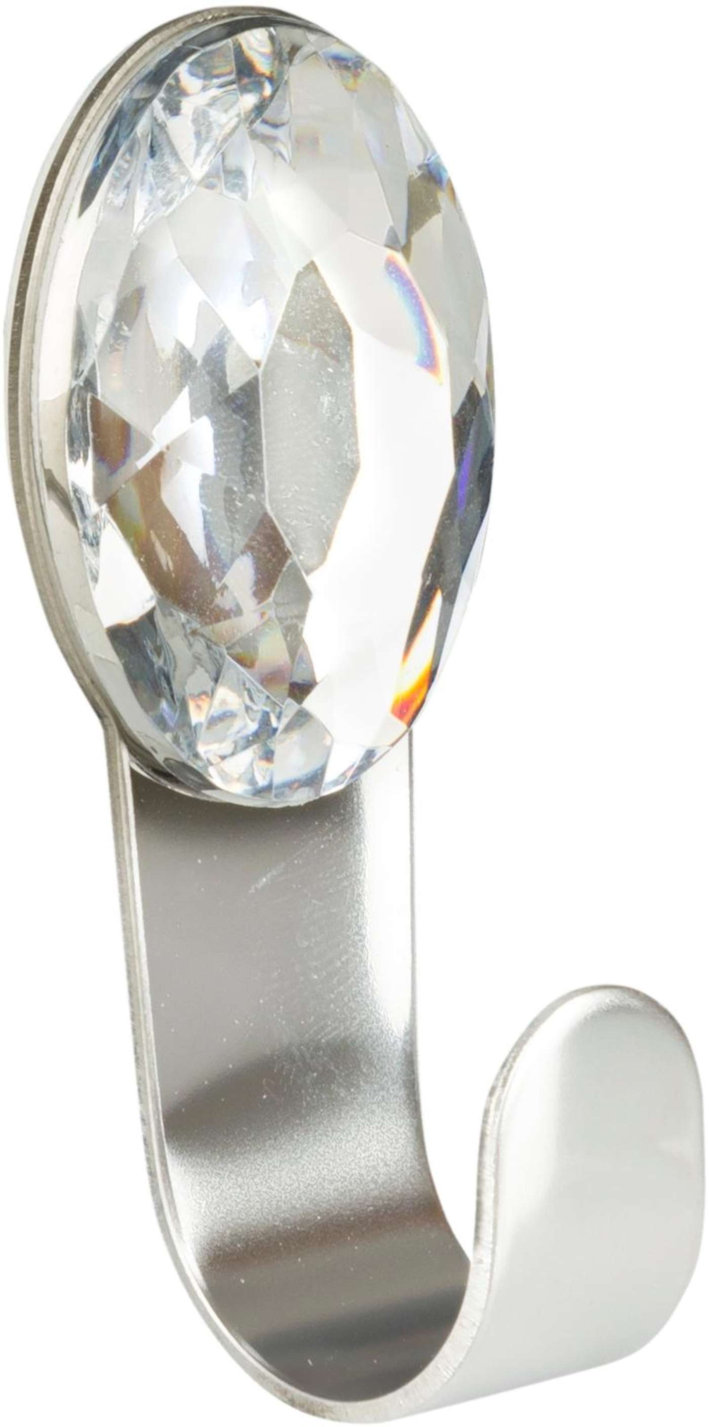 House Koukku Diamond, клейкое крепление 3М (цвет Зеркальная сталь)