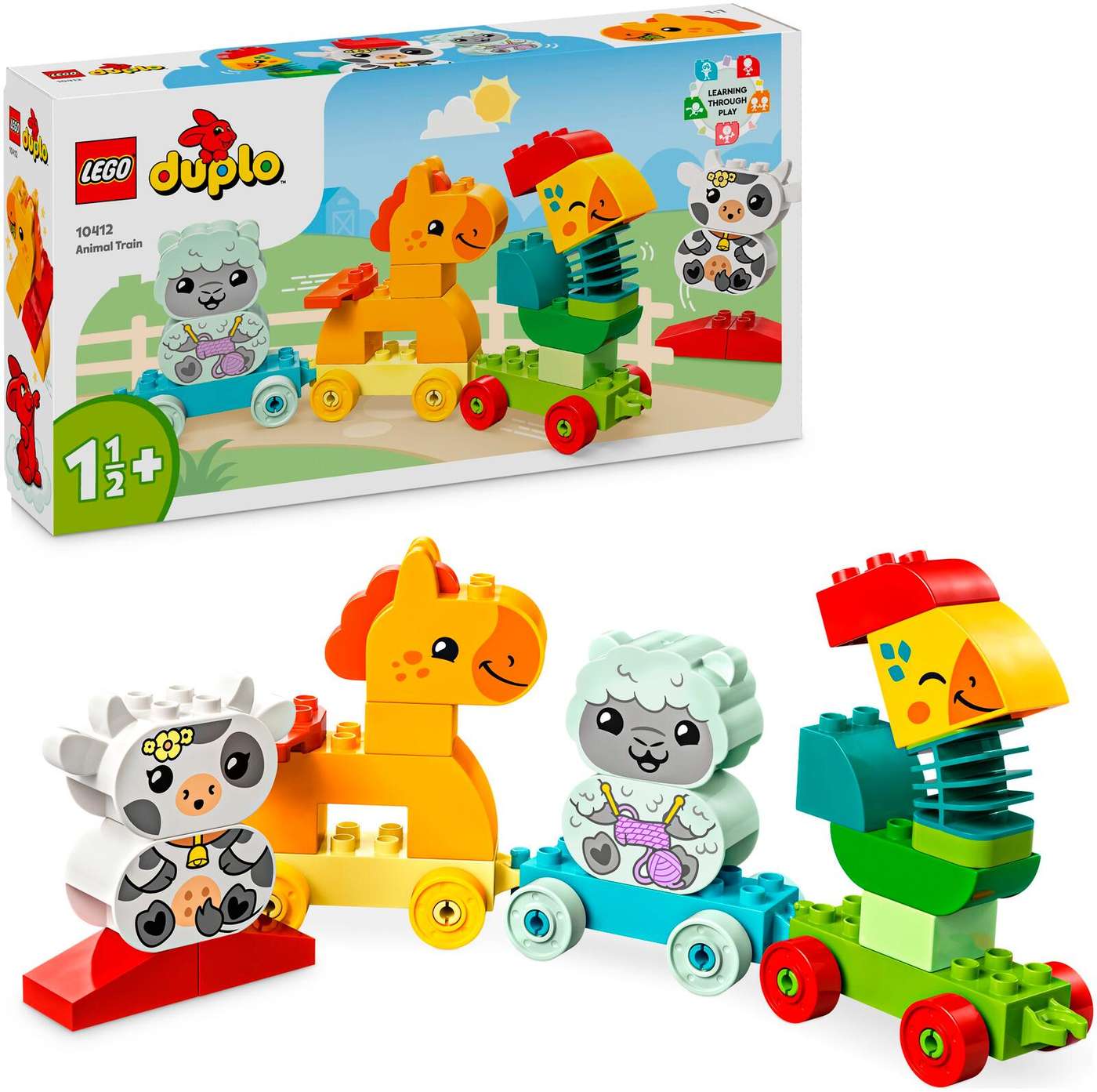 LEGO DUPLO Мой первый поезд с животными (10412)