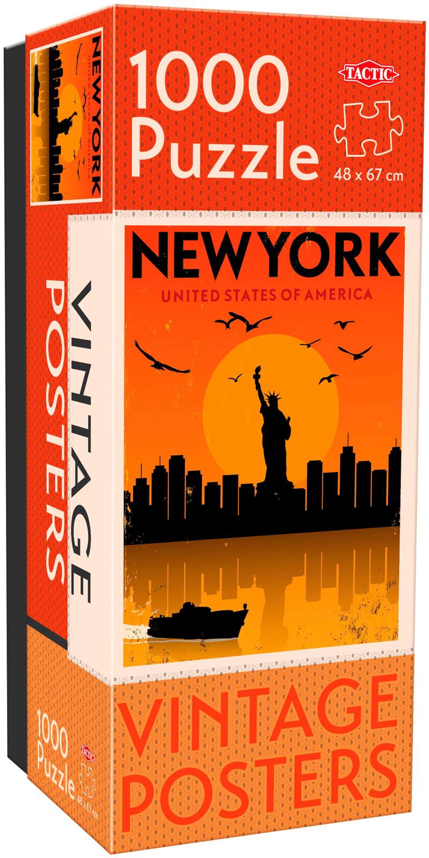 Тактический пазл Vintage Posters New York 1000 деталей