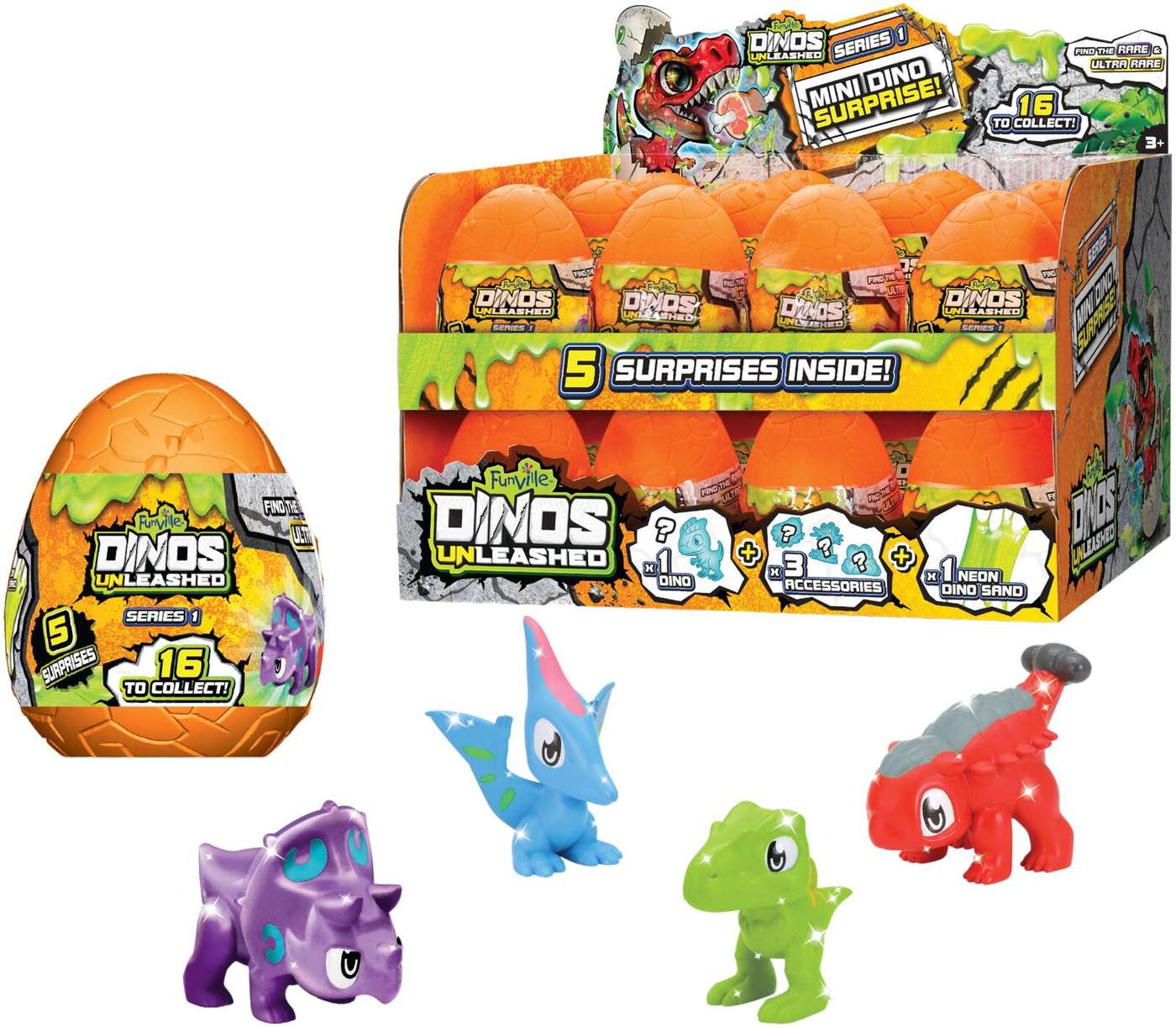 Яйцо-сюрприз Dinos Unleashed Mini Dino Egg Surprise, разные