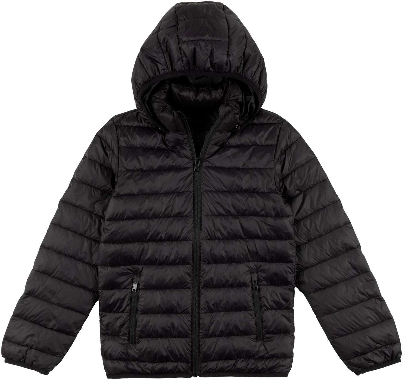 Домашняя молодежная легкая хлопковая куртка 246G28254D (размер 134 / 140, цвет черный)