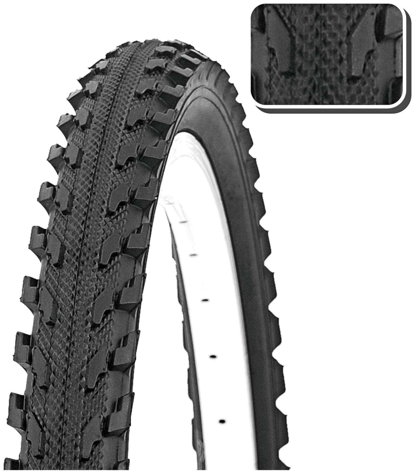 Внешняя покрышка для велосипеда Jupiter MTB 26" 53-559 черная (цвет черный)