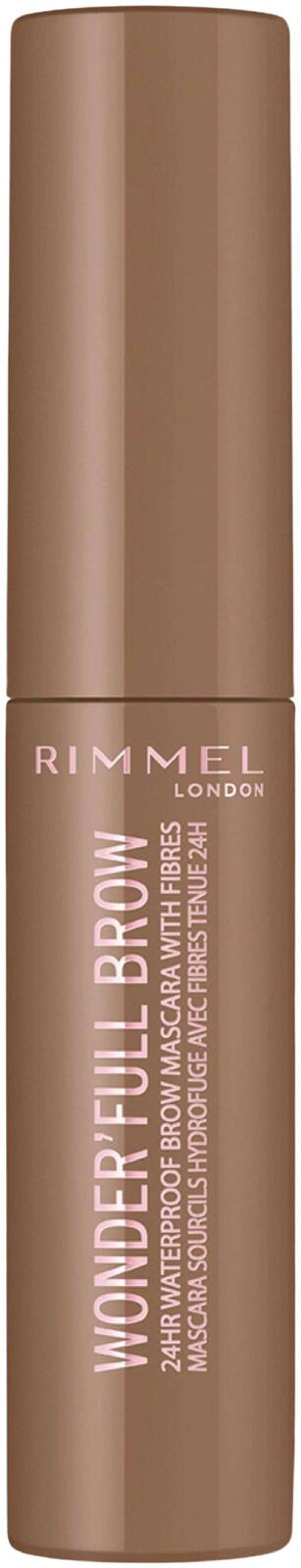 Тушь для бровей Rimmel London Wonder'Full Brow 4, 5 мл, 001 Светлый (цвет Свет)
