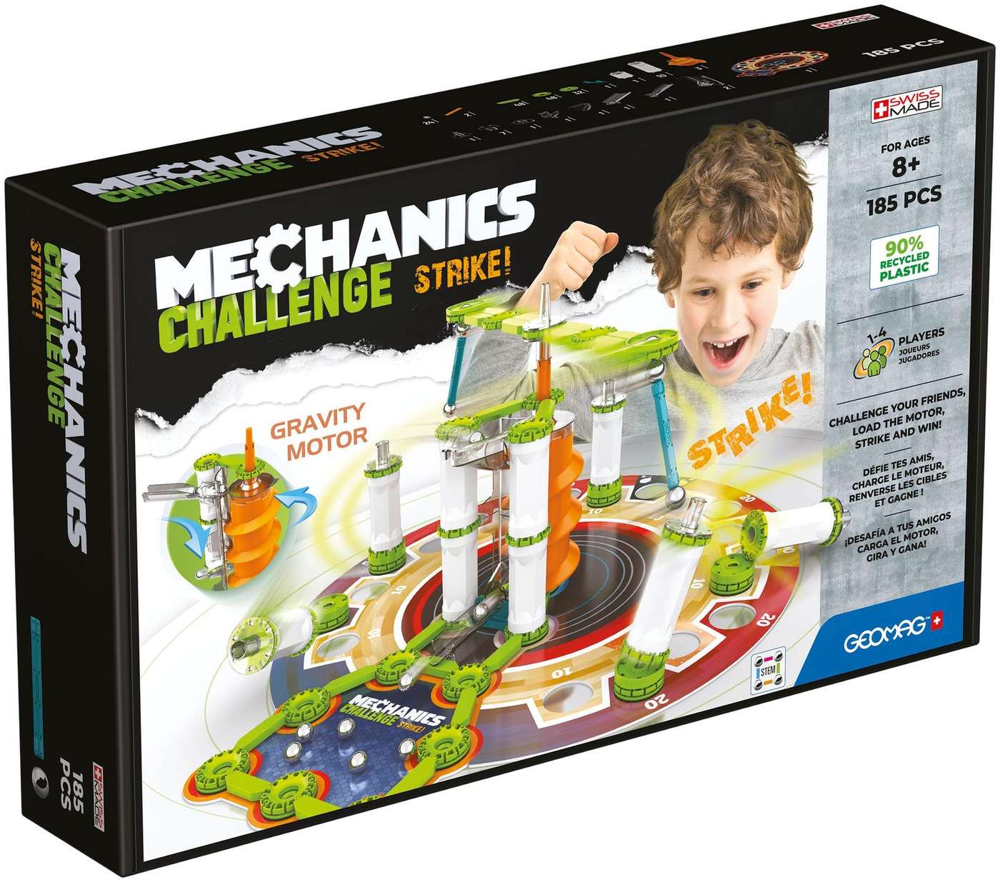 Магнитный конструктор Geomag Mechanics Kisahaaste, 185 деталей