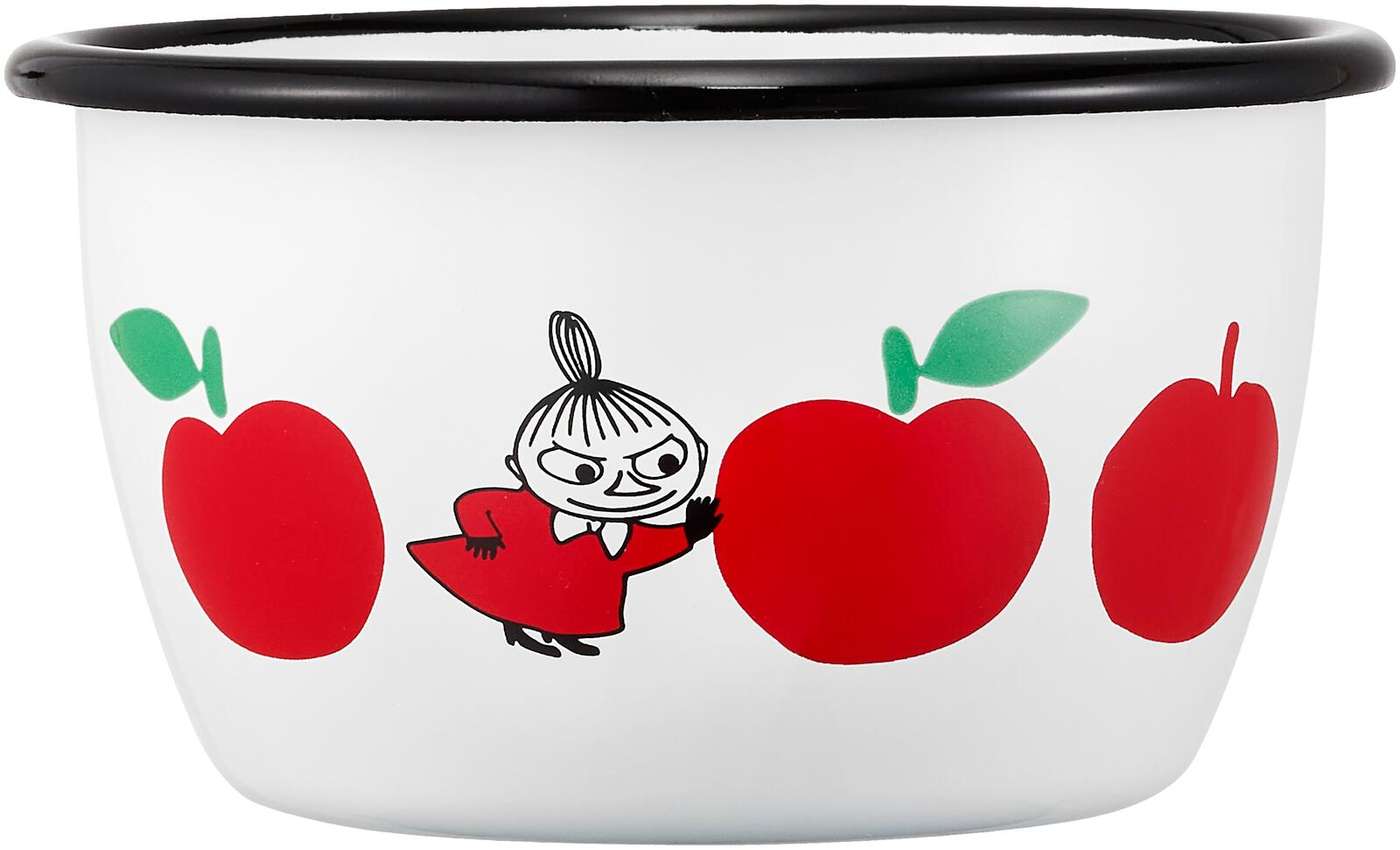 Эмалированная миска Muurla Moomin Iloiset omput 3 дл, красная
