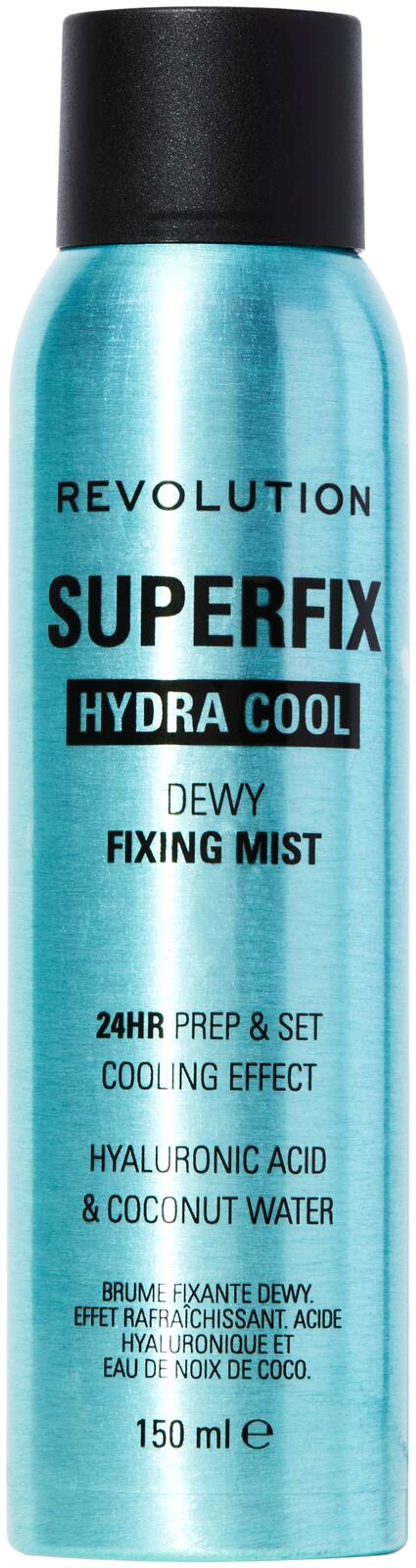 Makeup Revolution superfix Hydra Cool спрей-фиксатор макияжа 150мл охлаждающий