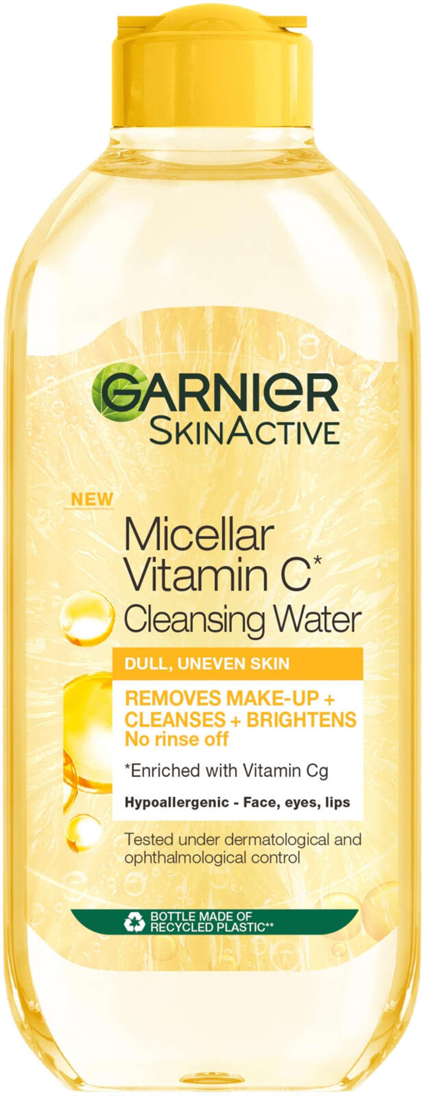 Мицеллярная очищающая вода Garnier Micellar для тусклой кожи 400 мл