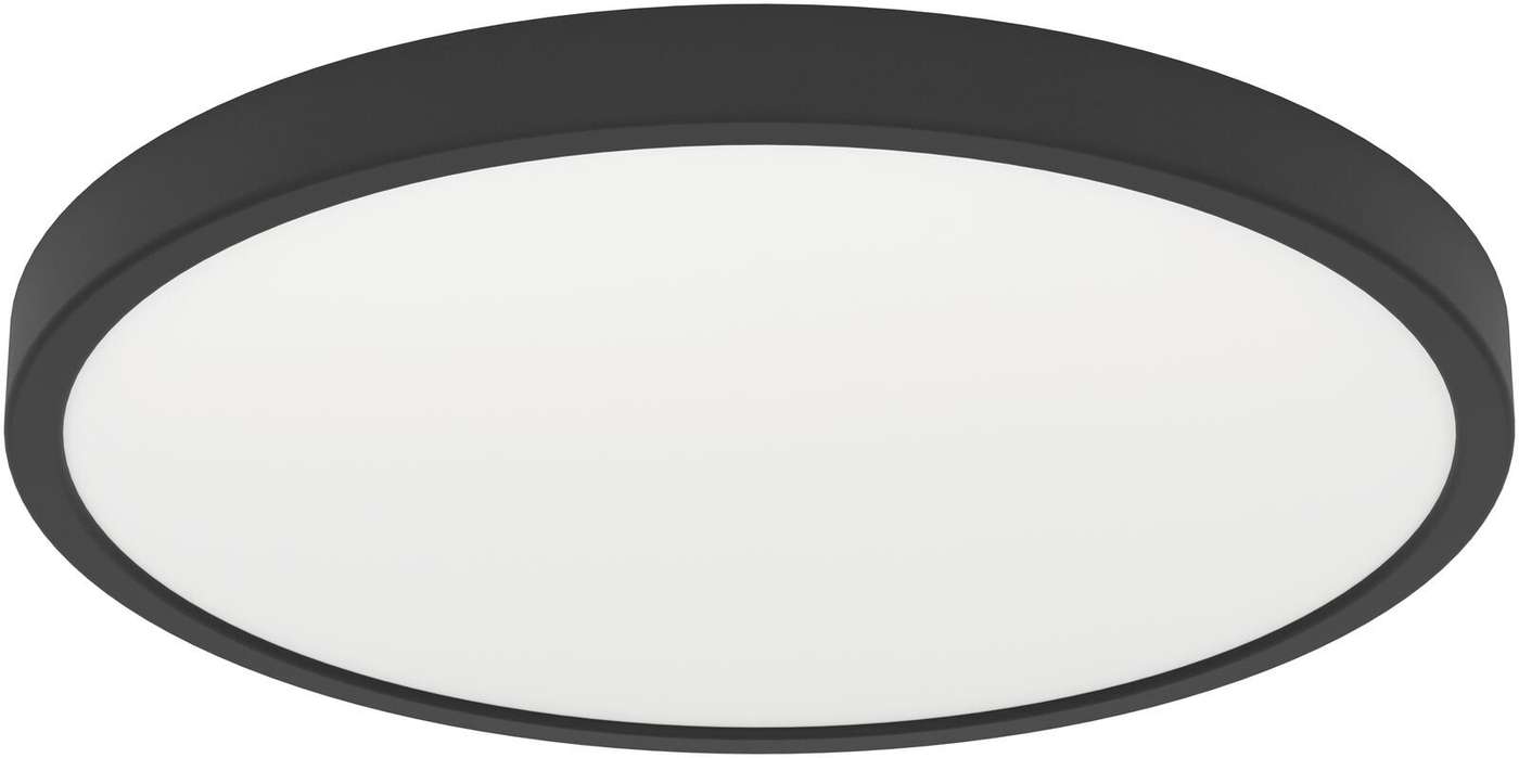 Потолочный светильник EGLO Fueva 6 LED 17W CCT 39 см черный (цвет черный)