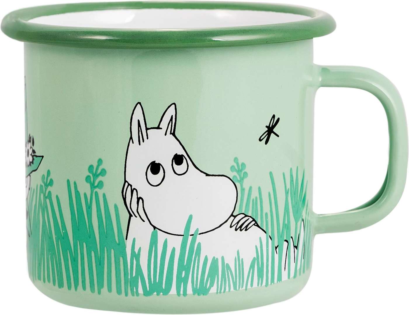 Эмалированная кружка Muurla Moomin Boys 2, 5 дл (цвет светло-зеленый)