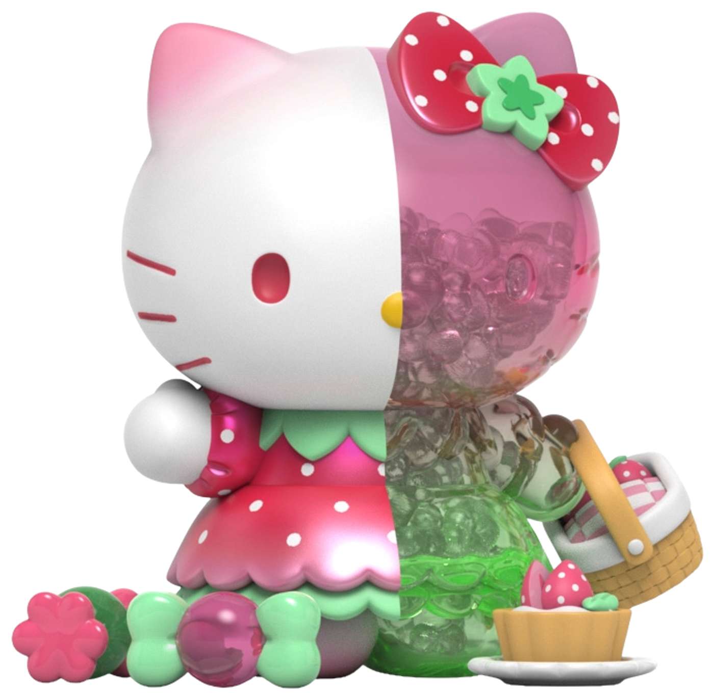 Коллекционная фигурка Mighty Jaxx Kandy Hello Kitty с цветочным принтом Daydream