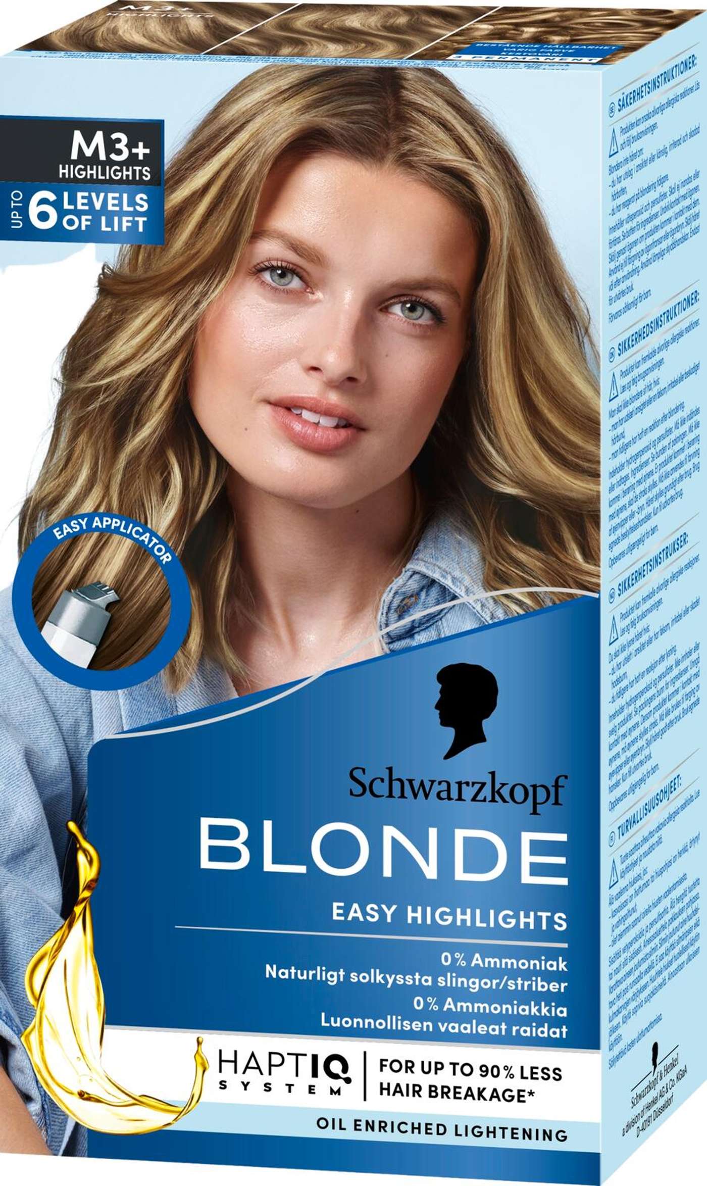Schwarzkopf Blonde M3 + Easy Highlights в полоску (цвет Основные моменты M3 + Easy)