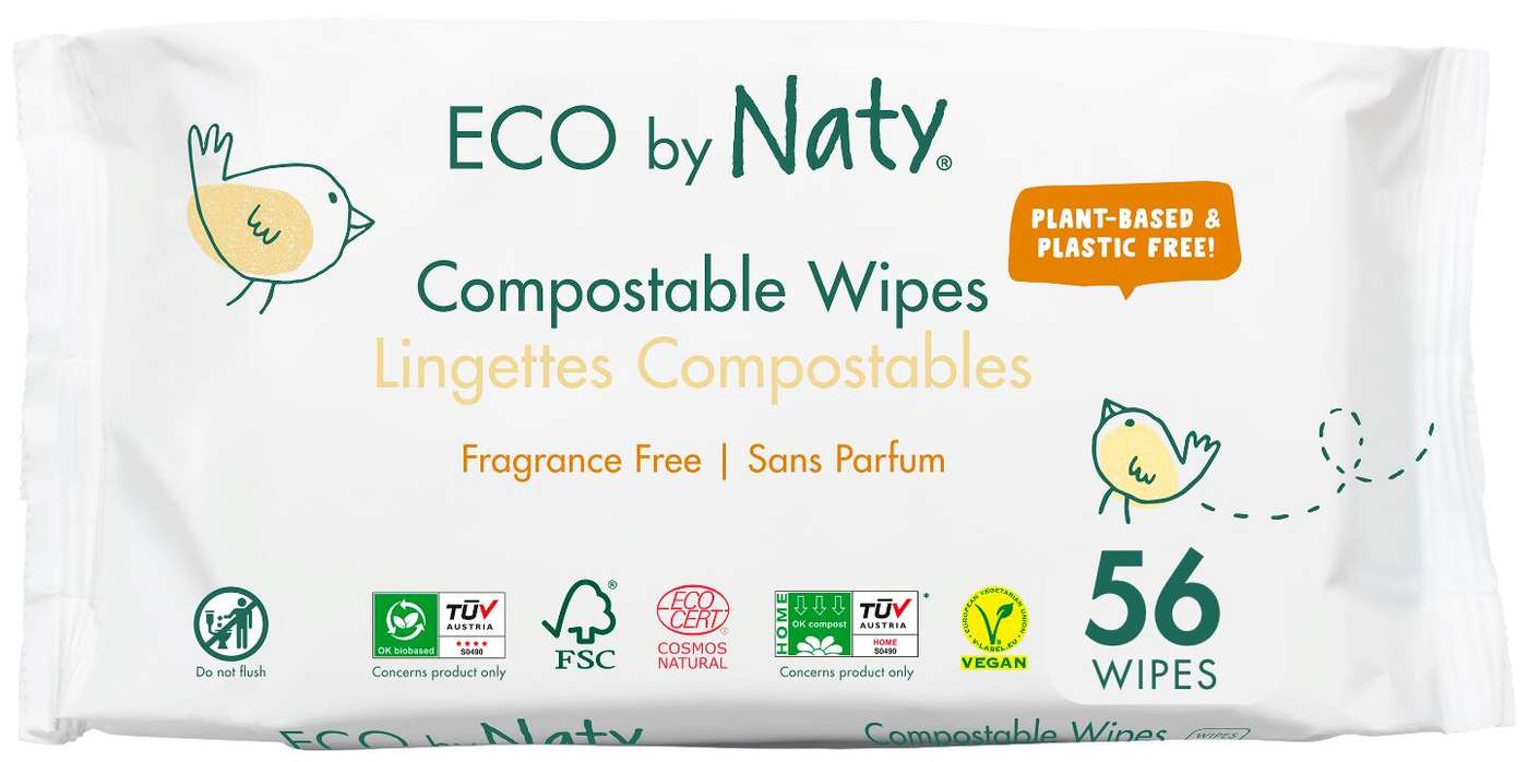Чистящее полотенце Naty Eco Sensitive Wipes