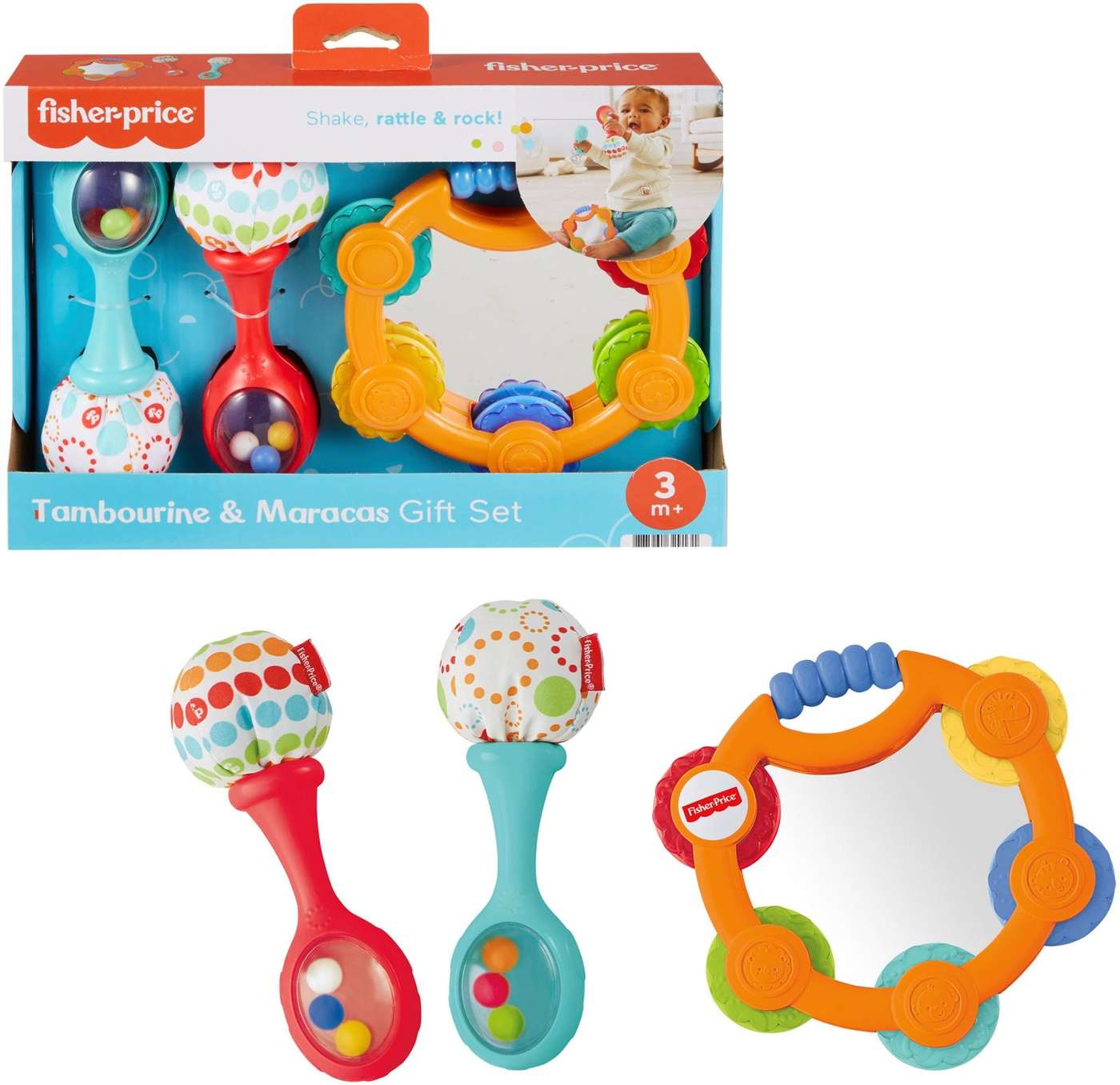 Бубен и маракасы Fisher-Price