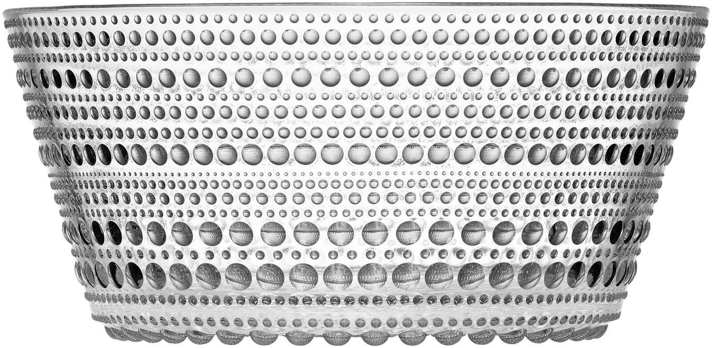 Iittala Миска сервировочная Kastehemli 1, 4л прозрачная (цвет Яркий)