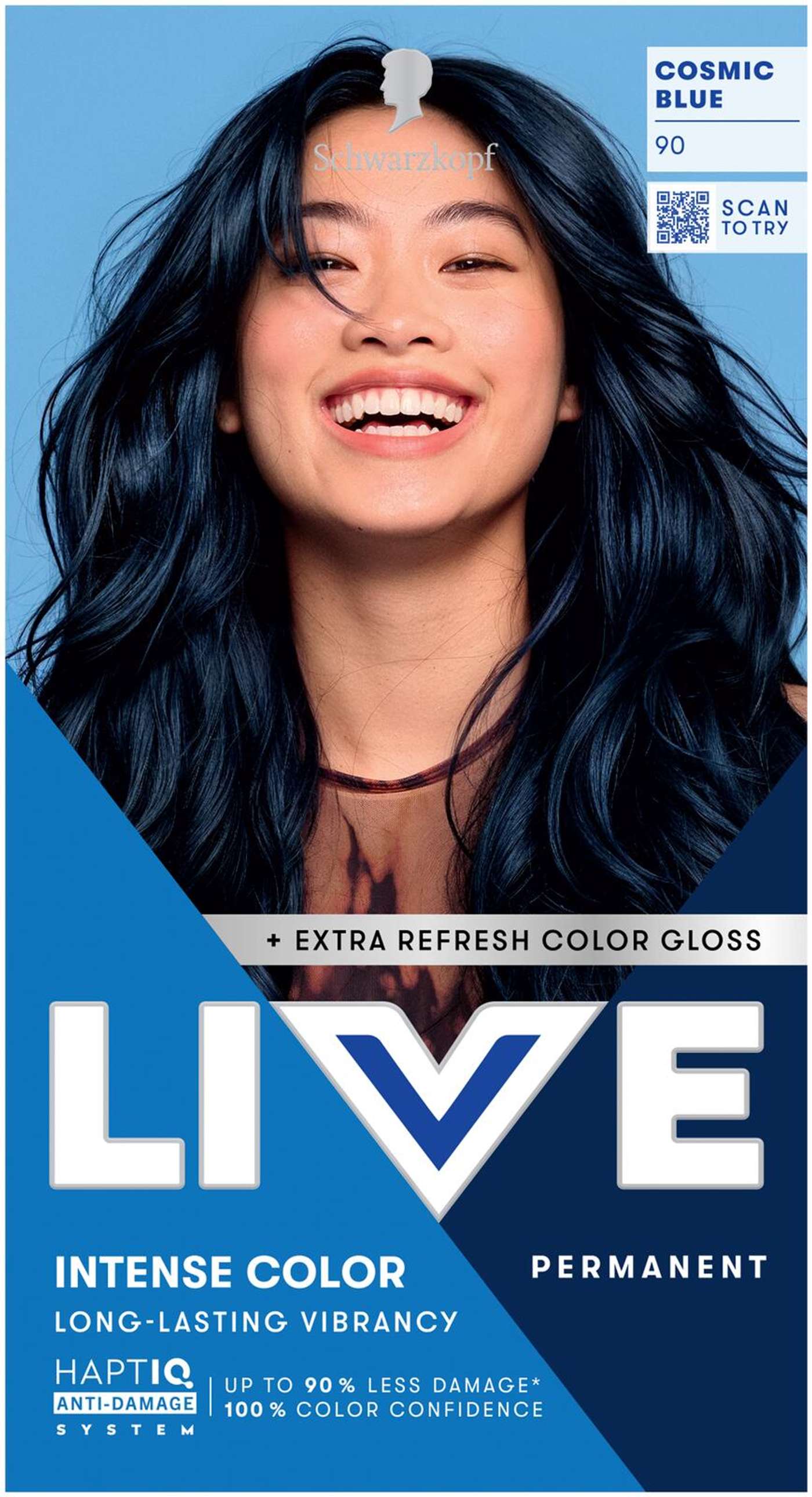 Schwarzkopf LIVE 90 Космический Синий