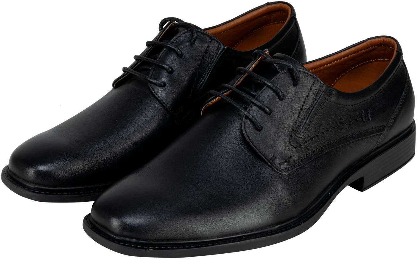 Мужские кожаные модельные туфли House Anton Leather Black (размер 39, цвет черный)