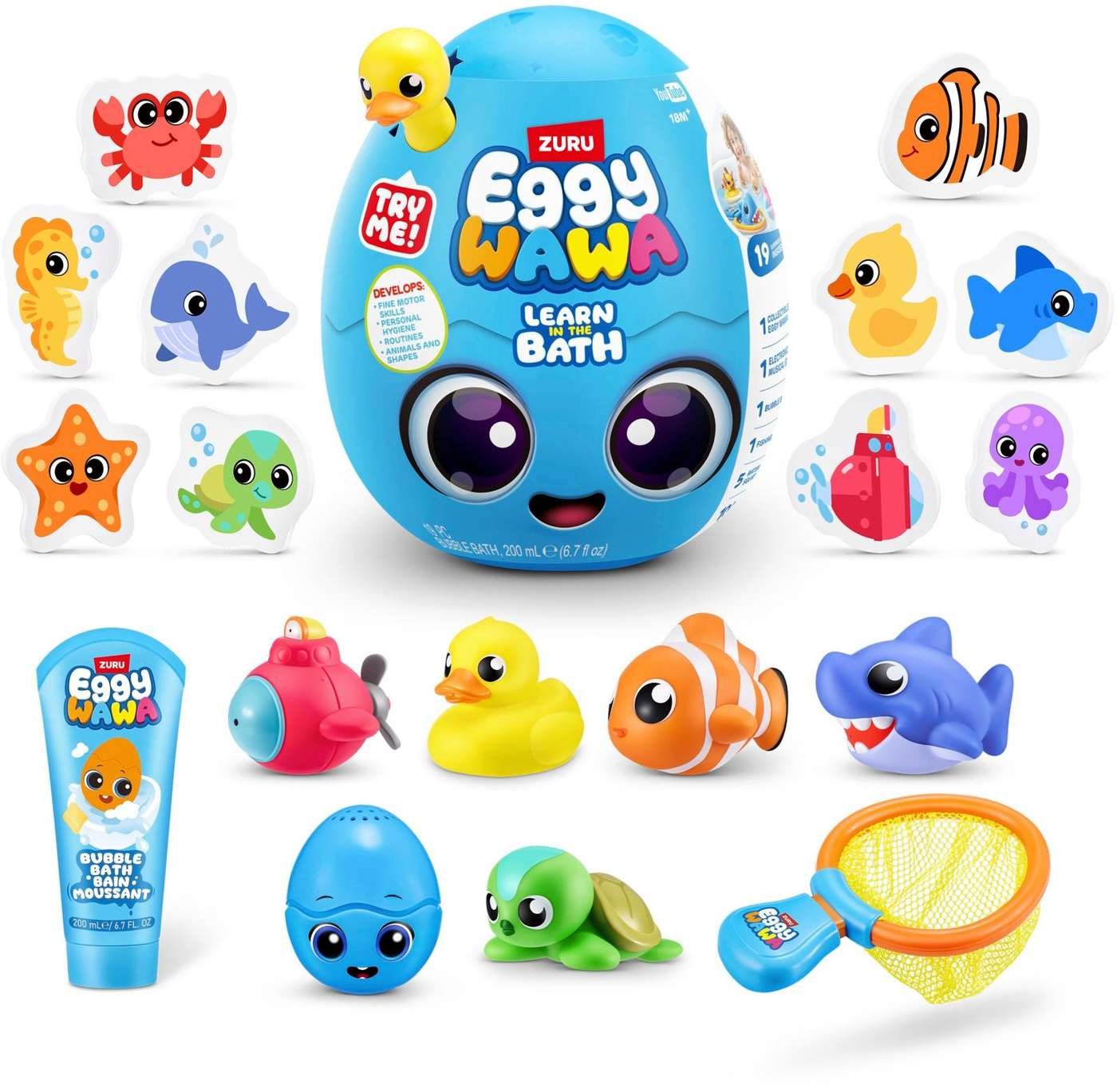 Игрушка для ванны Zuru Eggy Wawa Bath Time
